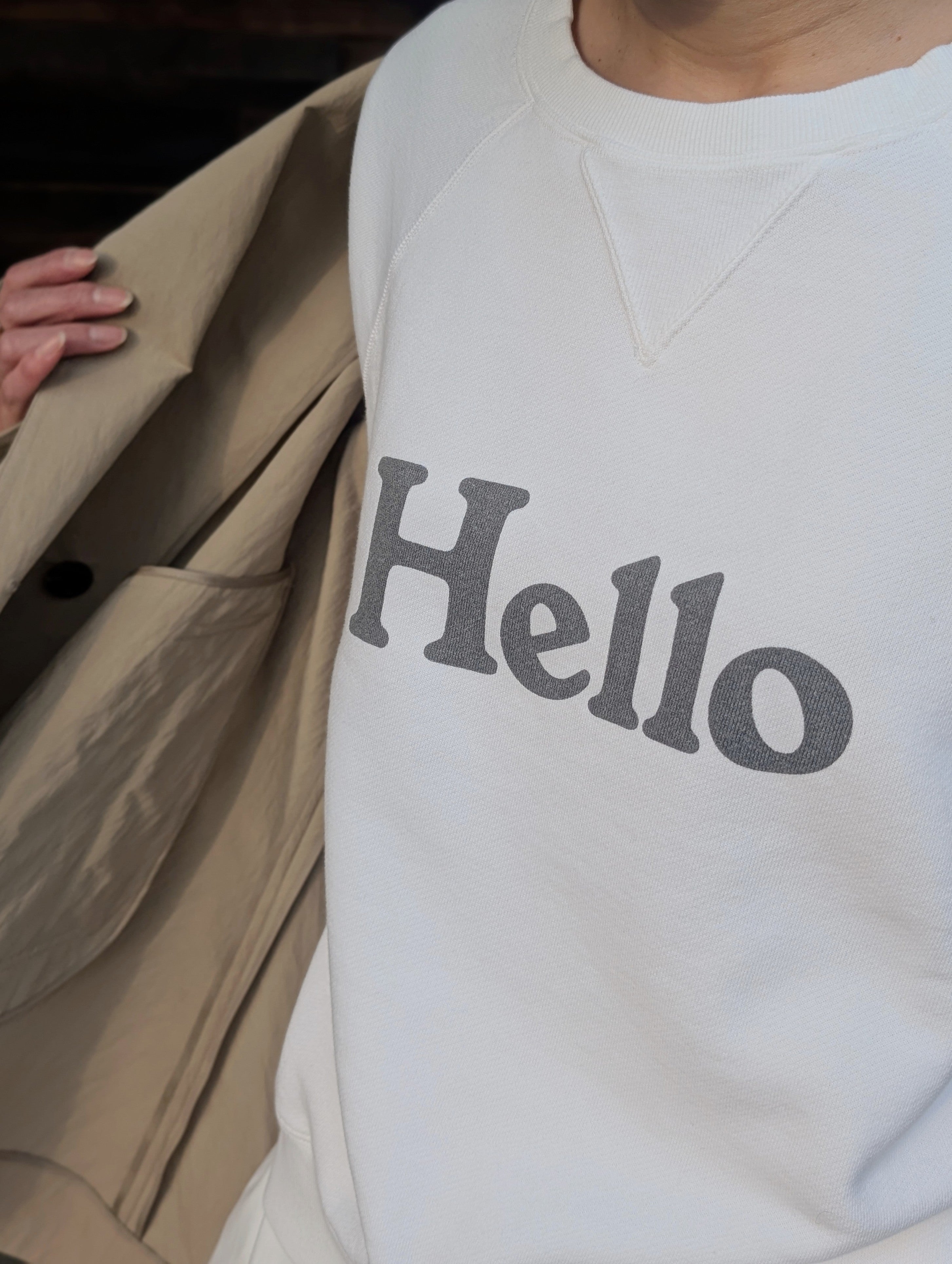 MADISONBLUE HELLO SWEAT L/S URAKE DYED