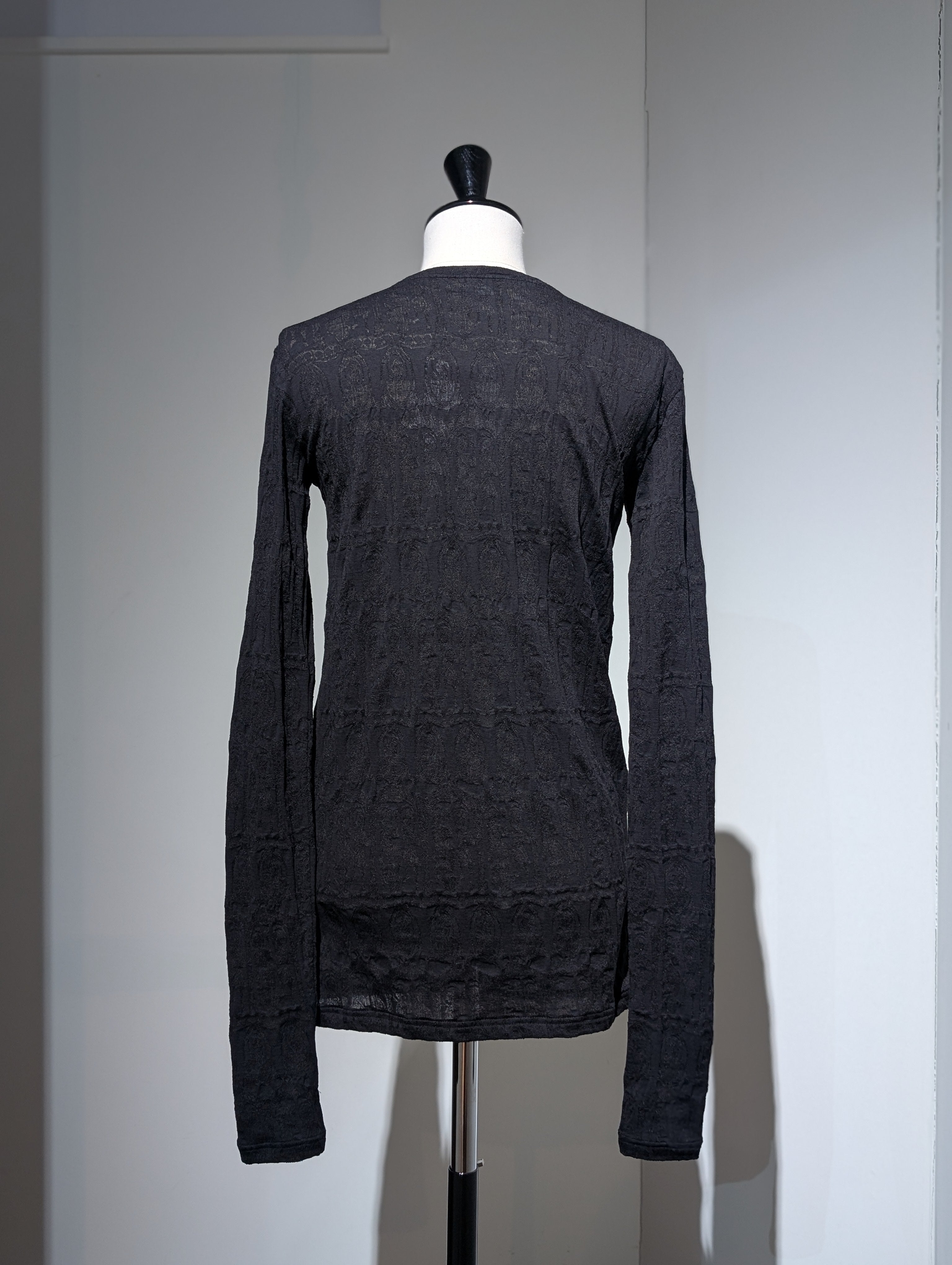 SEEALL SAW63 TS907(MM-005) JACQUARD LS T-SHIRTS
