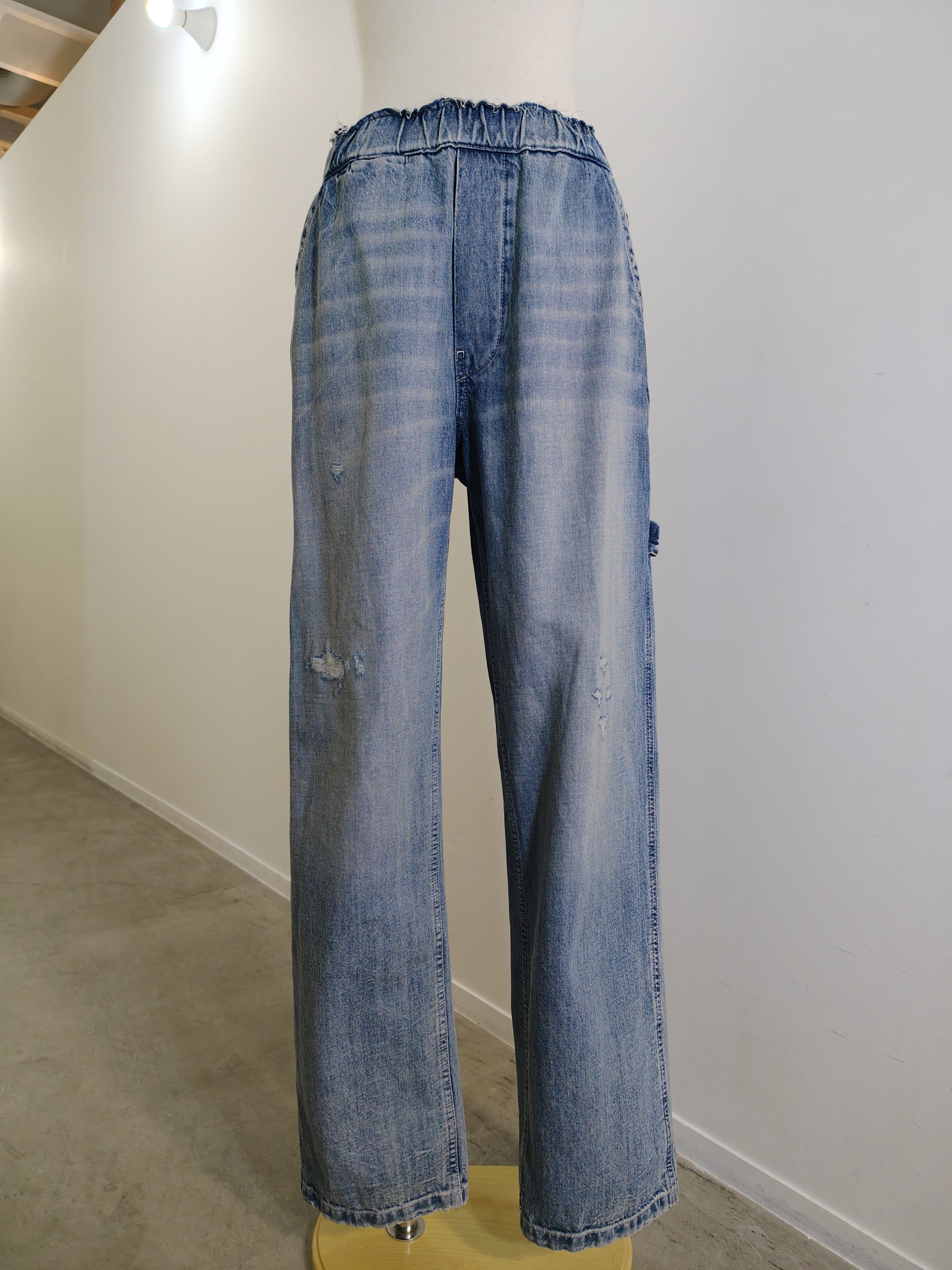 MM⑥ S52KA0578 ワイドレッグデニムパンツ