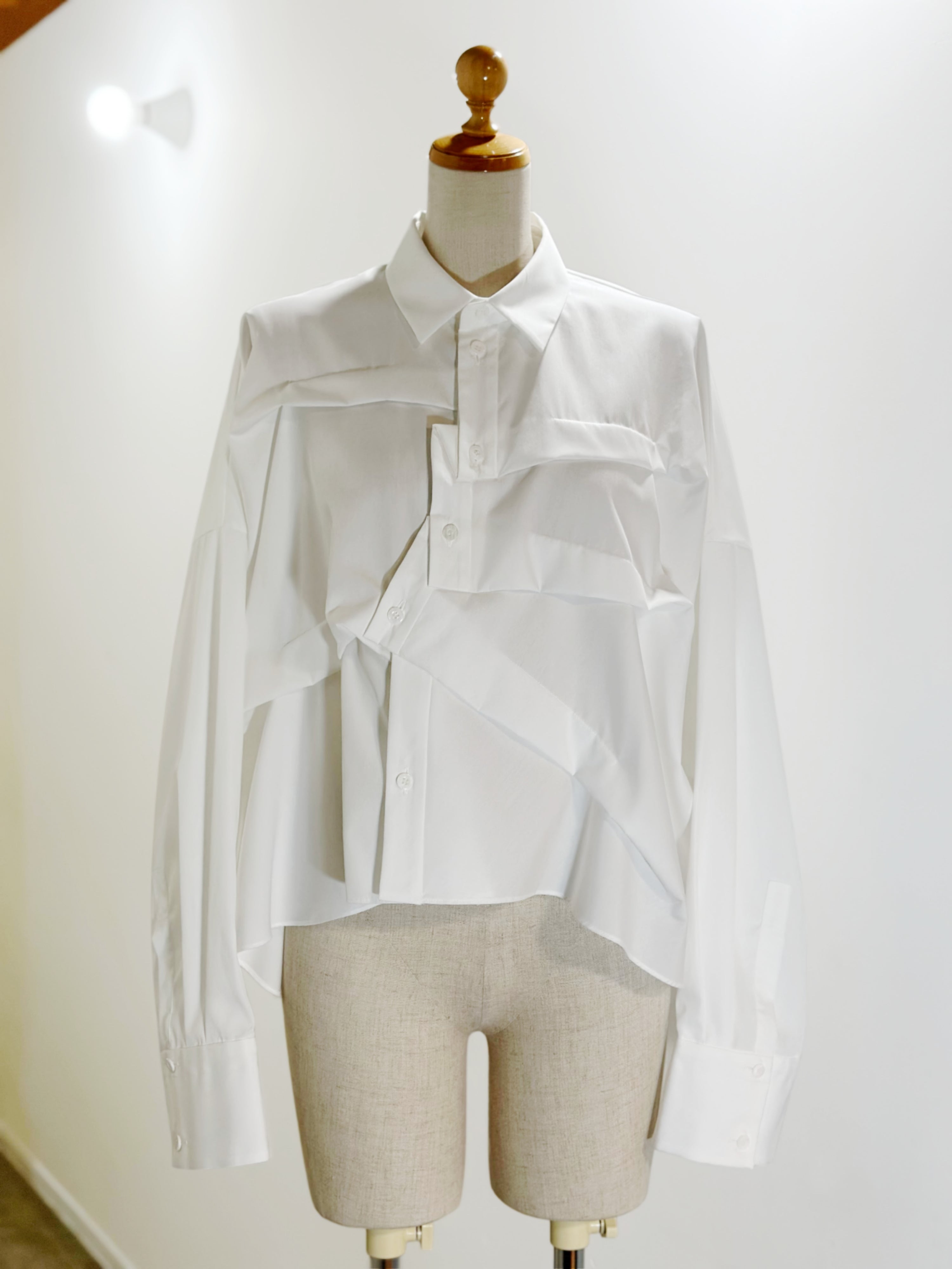 ENFOLD TUCK WIDE SHIRT