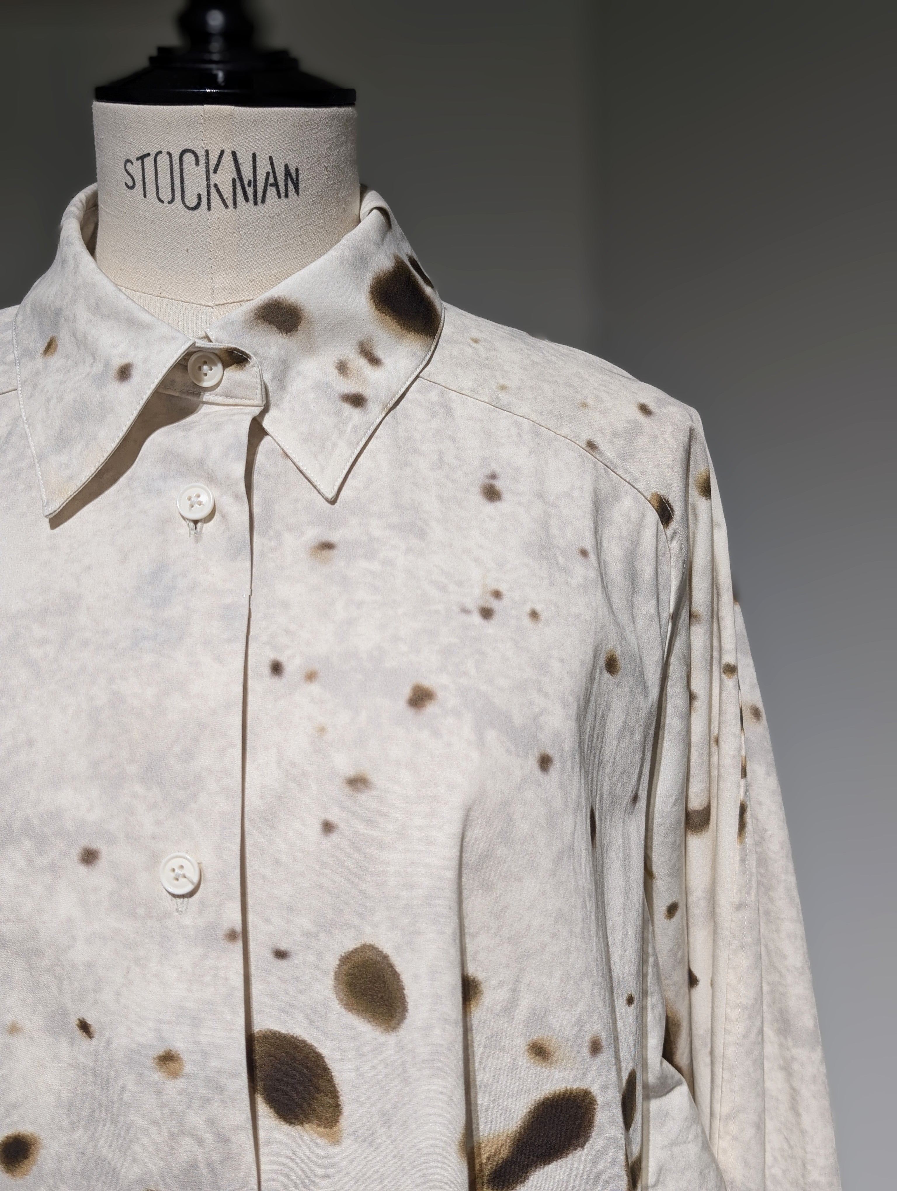 AEHRR 【Yoke Raglan Sleeve Print Shirt】