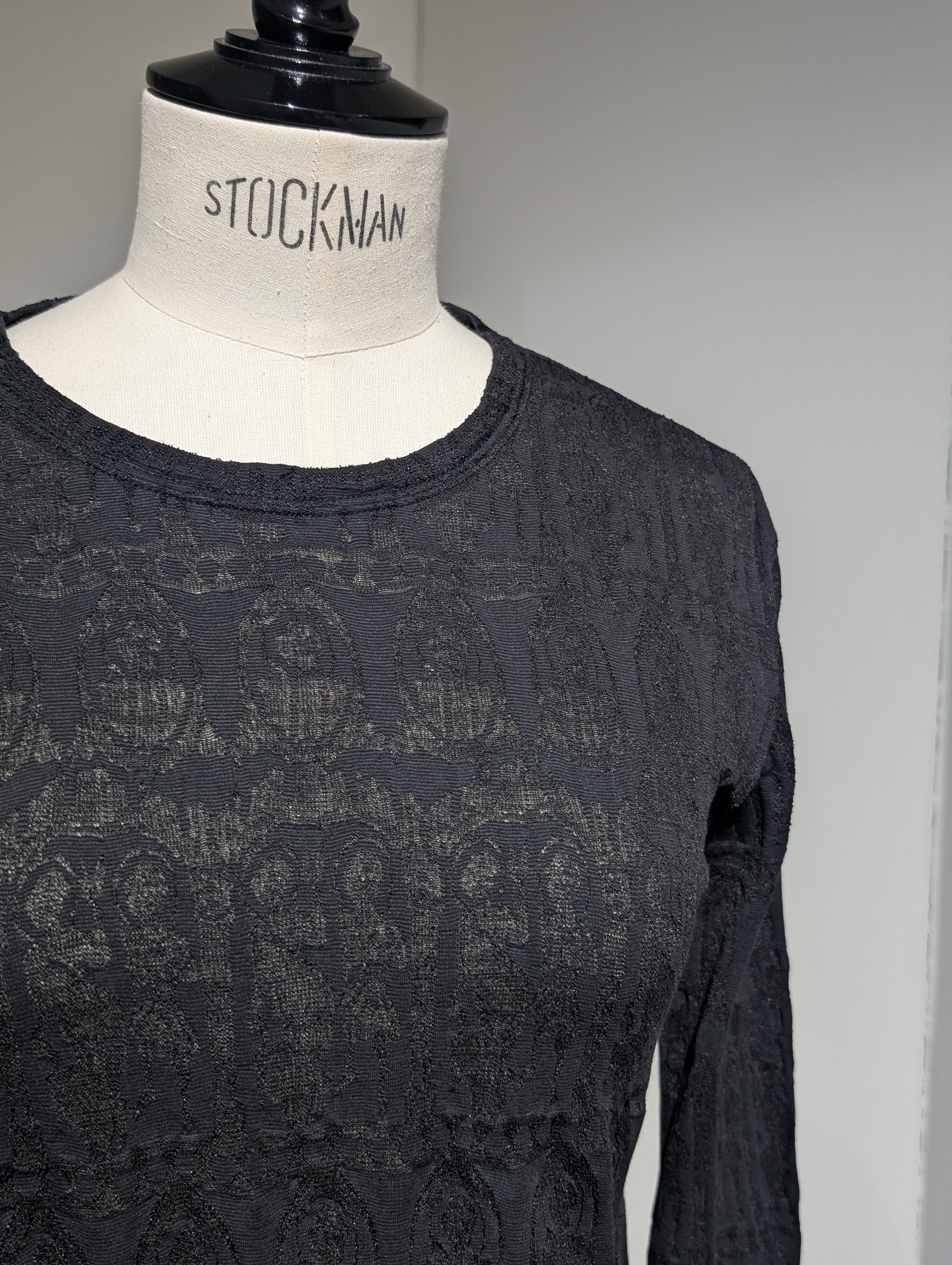 SEEALL SAW63 TS907(MM-005) JACQUARD LS T-SHIRTS