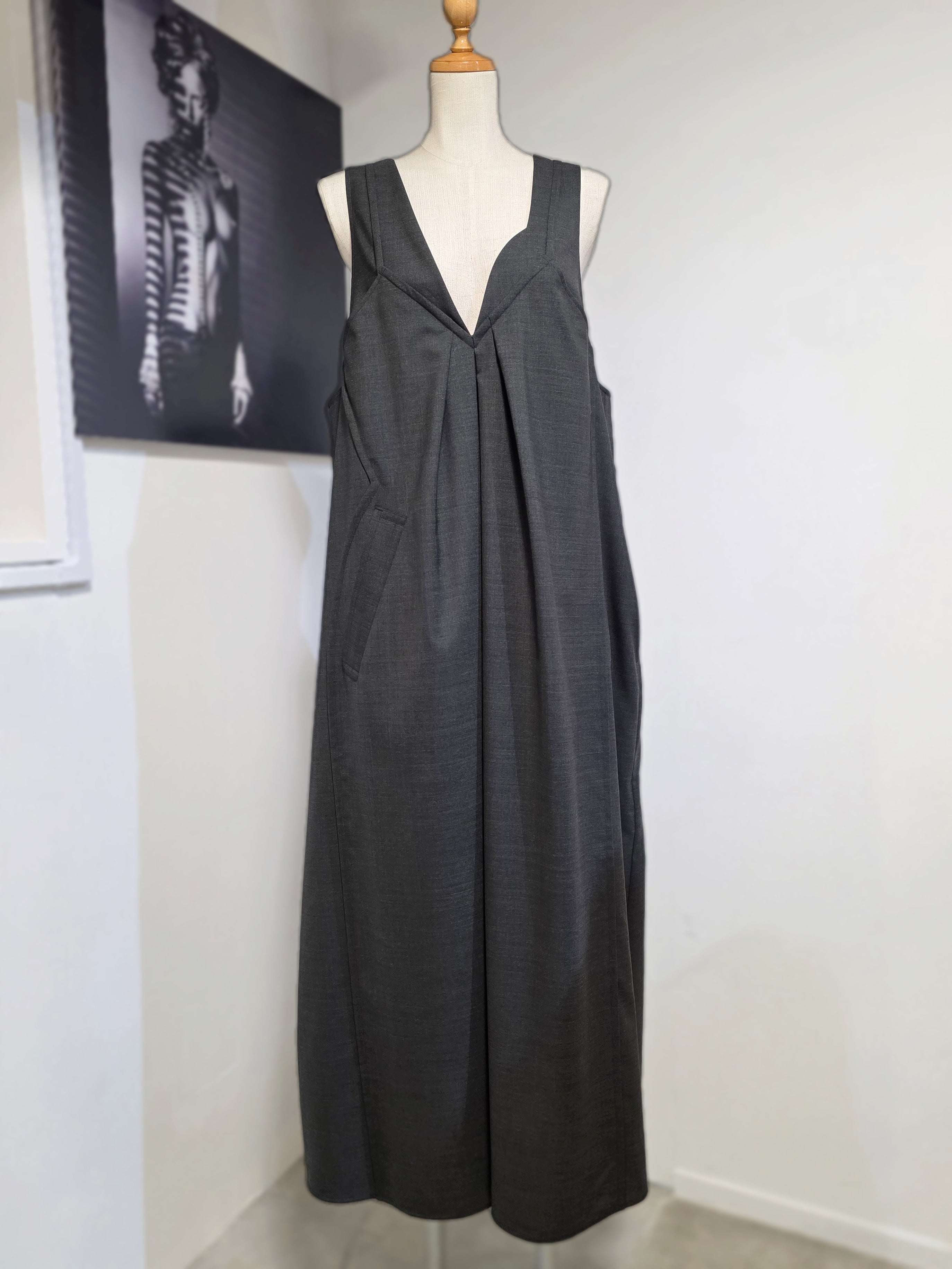 ENFOLD LAYERED-LIKE JUMPER SKIRT