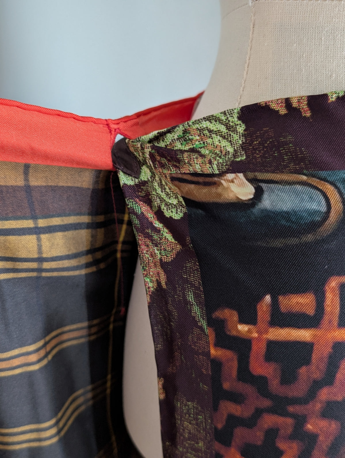 DRIES VAN NOTEN【262-010804】SCARFY LONG 4058 W.W.SKIRT