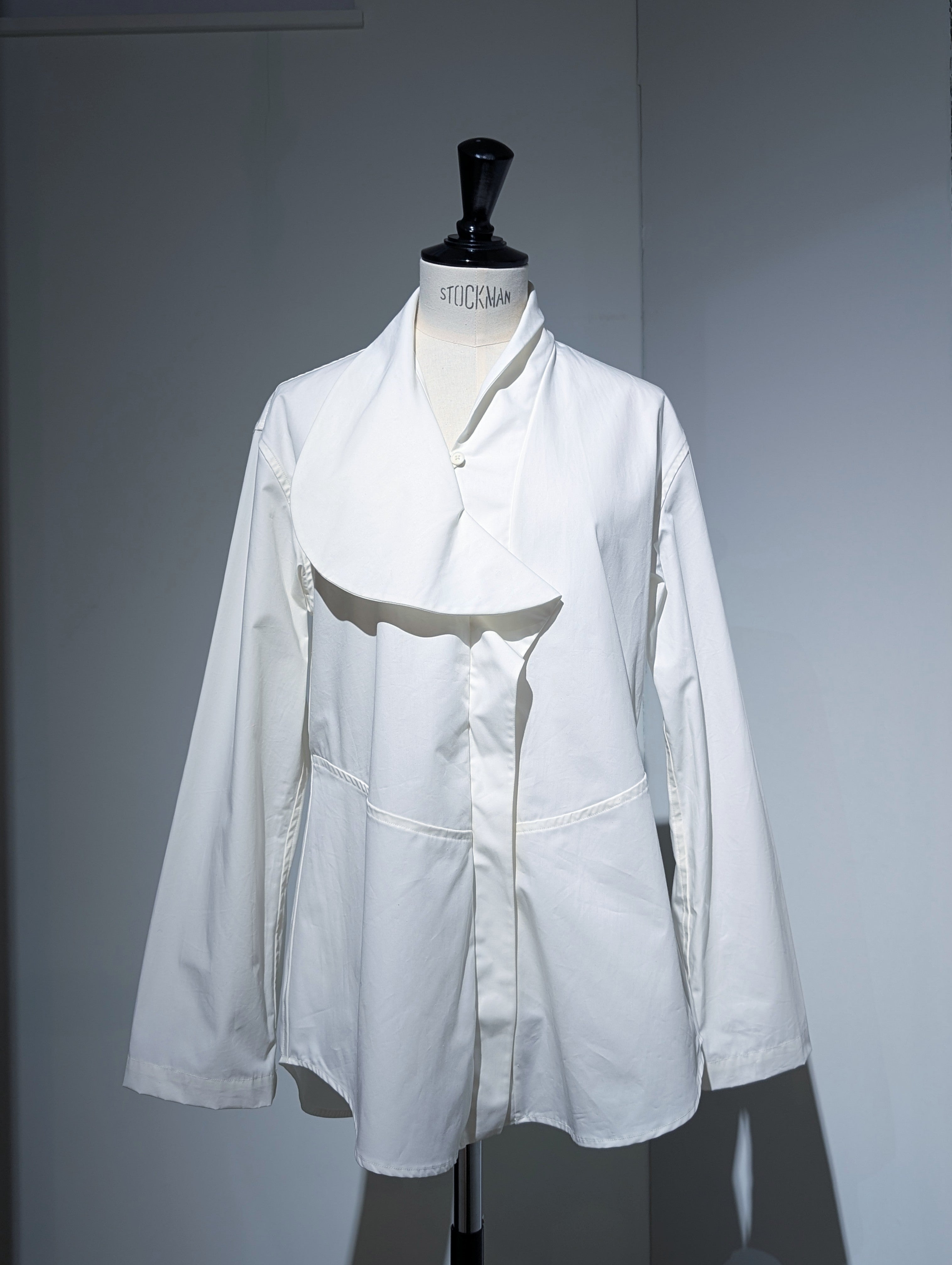 AEHRR 【Draping Flower Shawl Collar shirt】