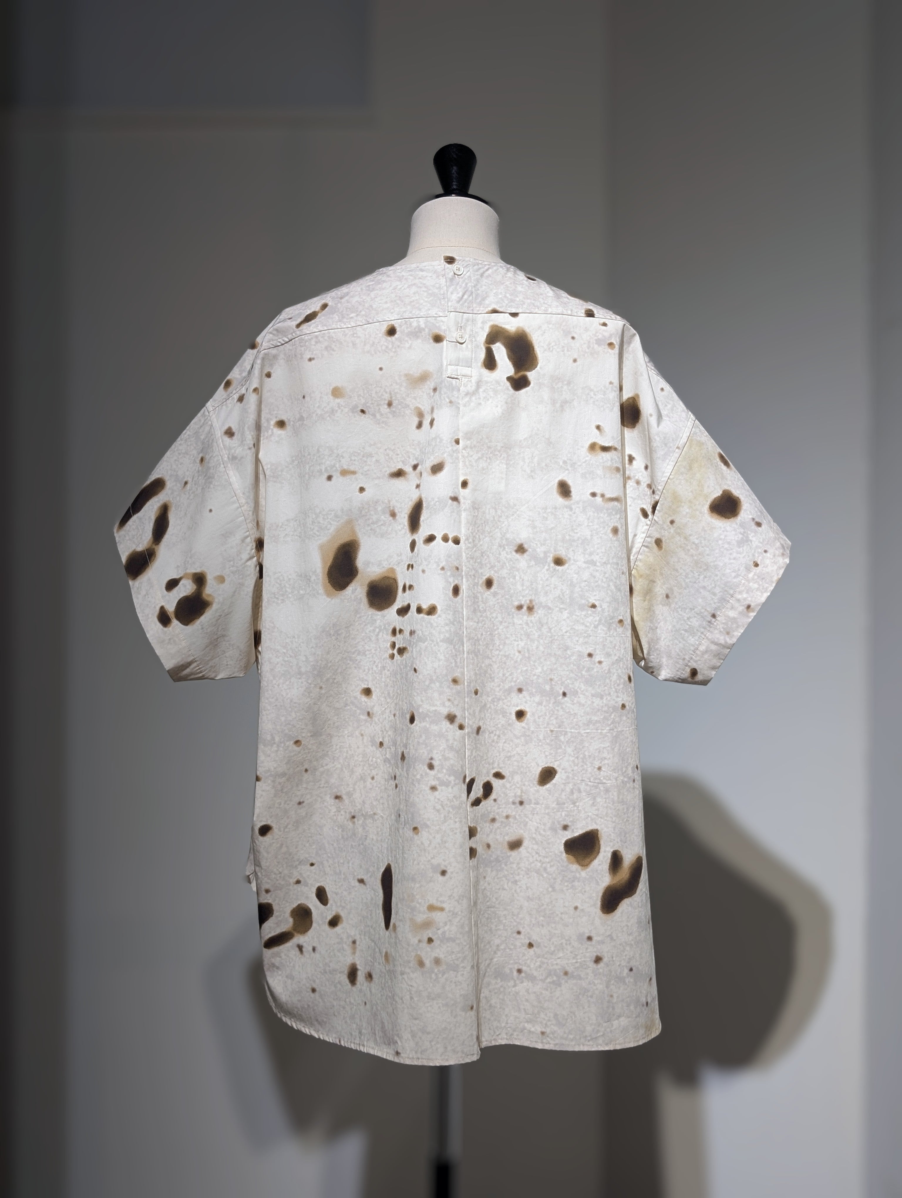 AEHRR 【Draping Pullover Print Shirt】