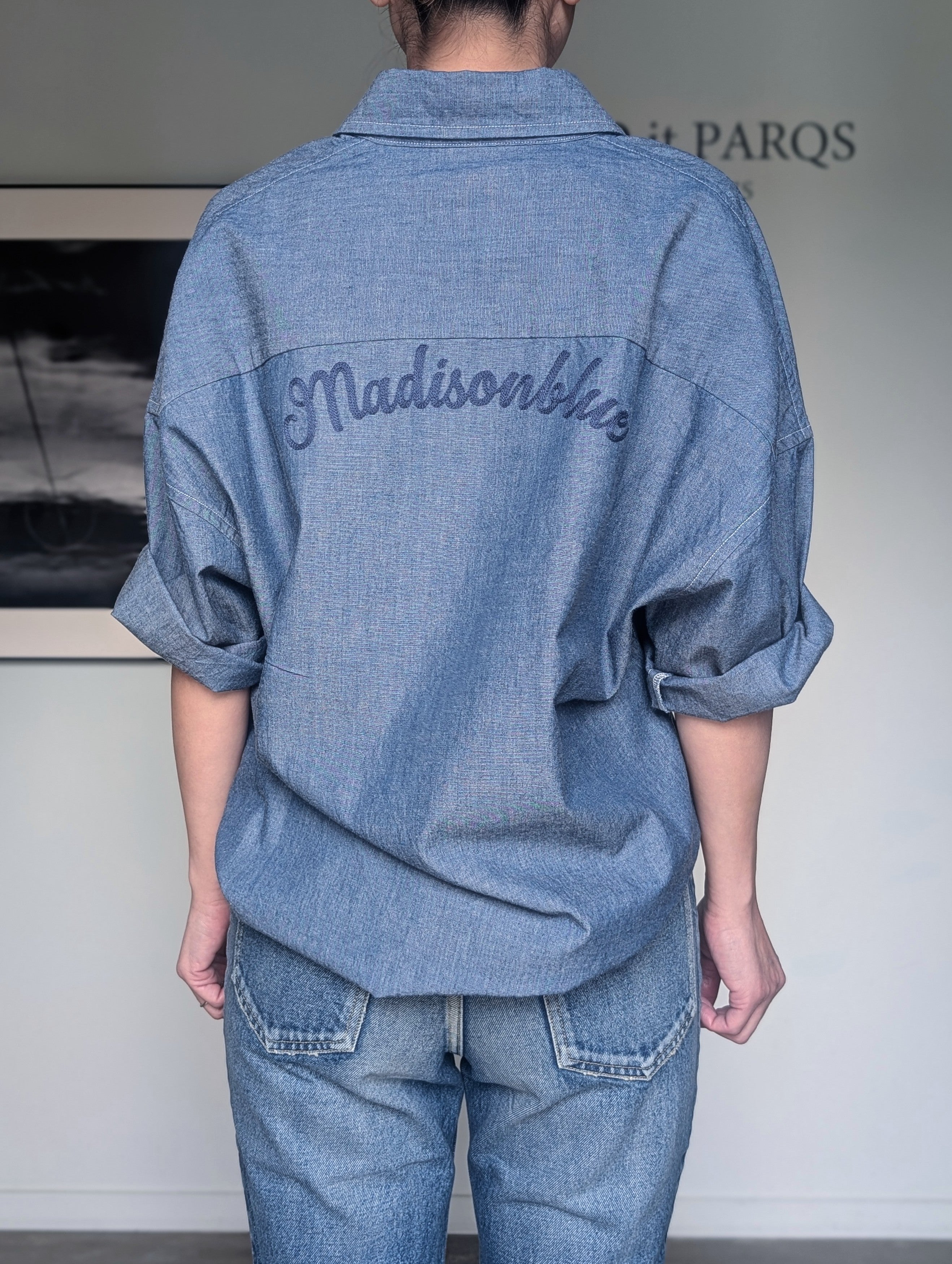 MADISONBLUE×PARQS キーホルダーSETは6/7まで!! 【J.BRADLEY SHIRT CHAMBRAY】