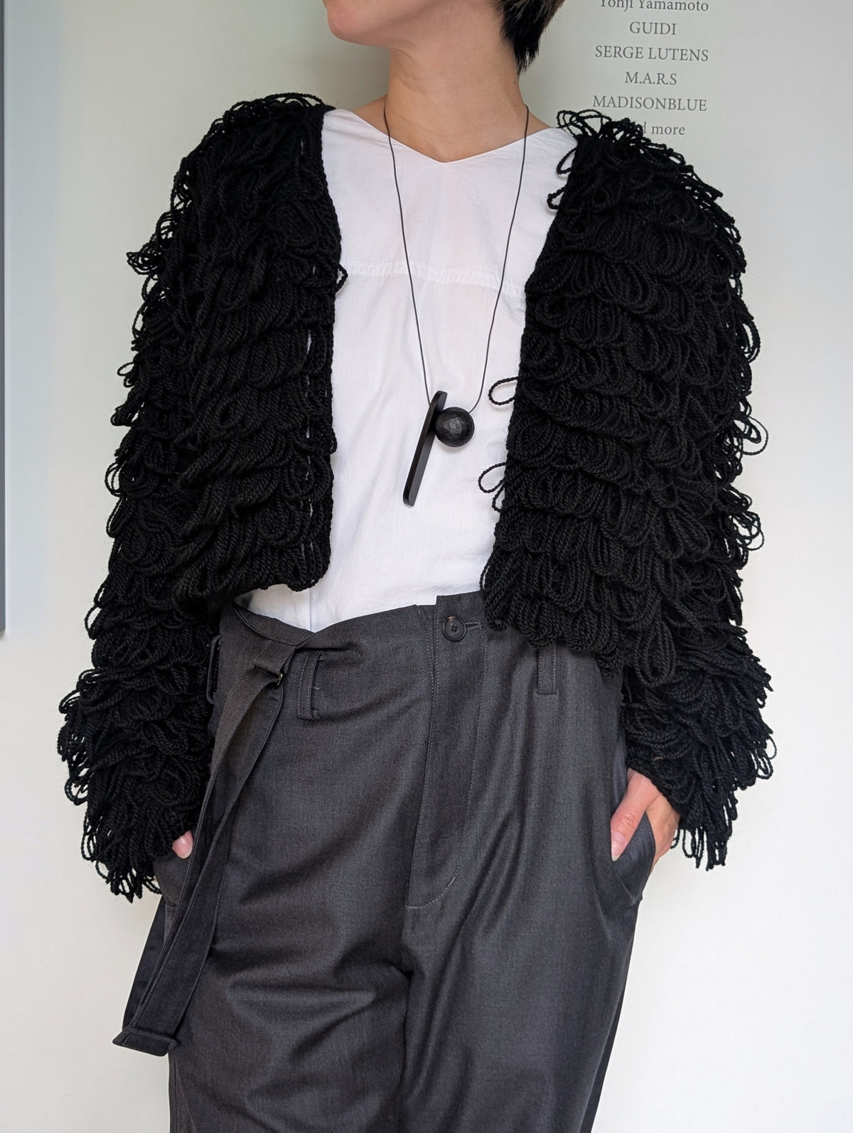 SEEALL SAW61 KN803 LOOPS CARDIGAN