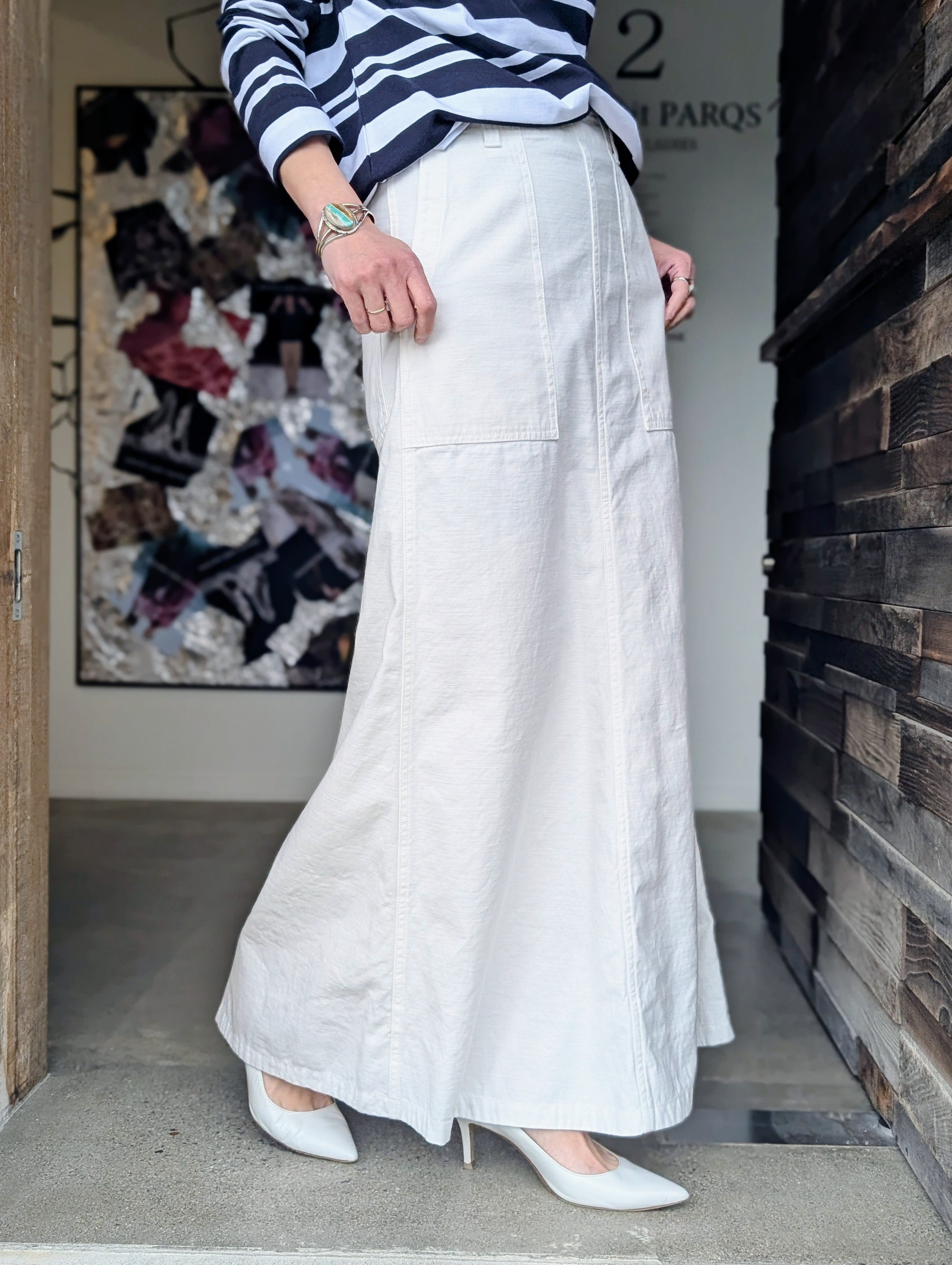 MADISONBLUE FATIGUE PANEL FLARE LONG SK L.oz BS