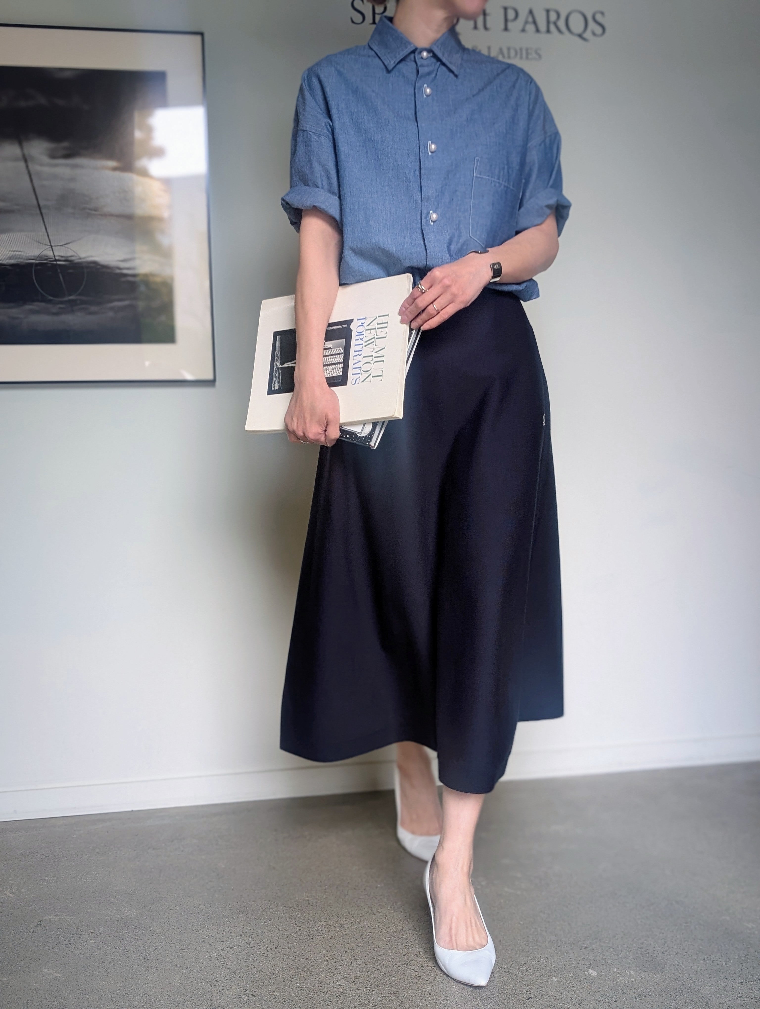 MADISONBLUE×PARQS 40th別注アイテム - J.BRADLEY SHIRT CHAMBRAY -