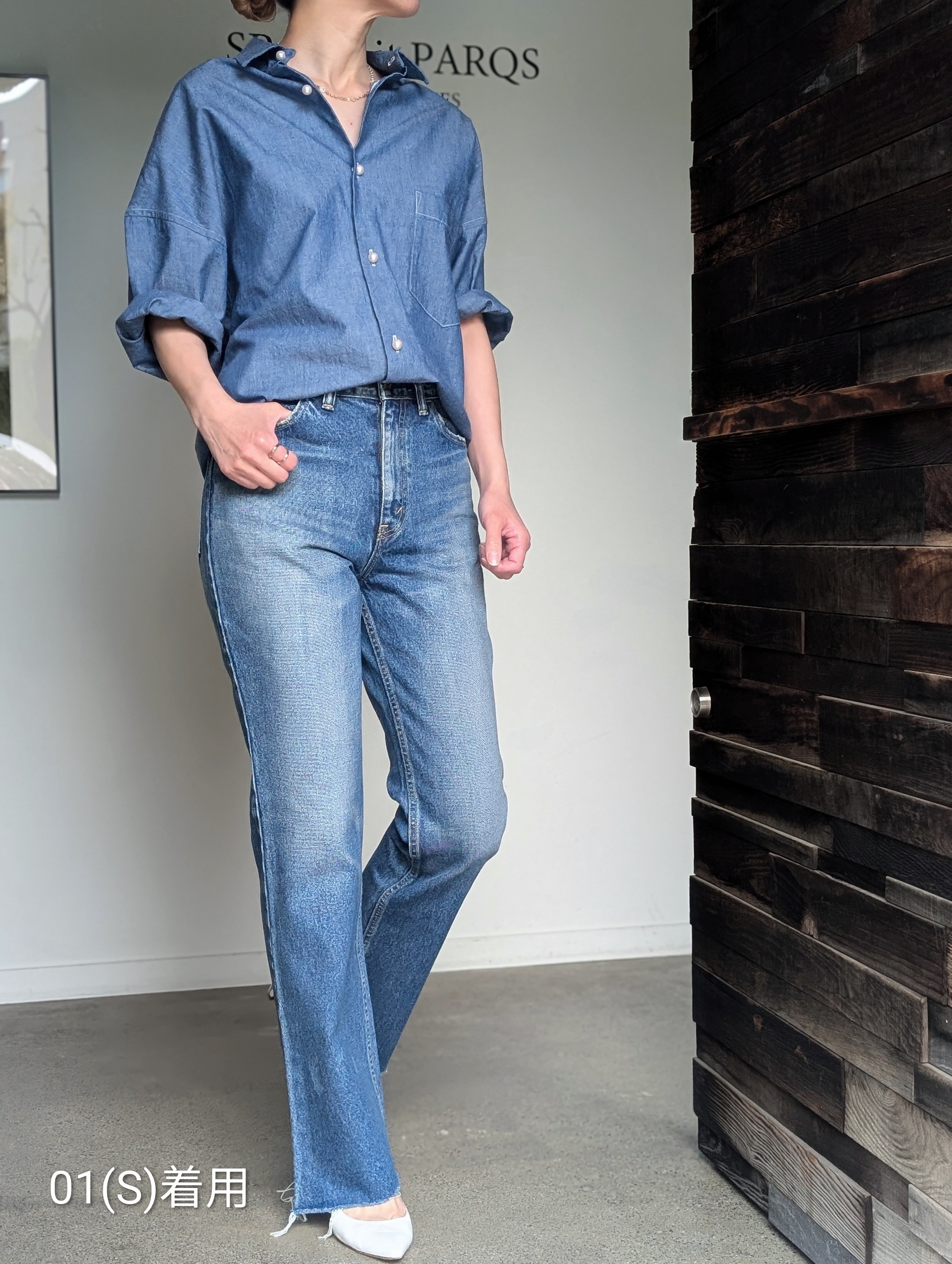 MADISONBLUE×PARQS キーホルダーSETは6/7まで!! 【J.BRADLEY SHIRT CHAMBRAY】