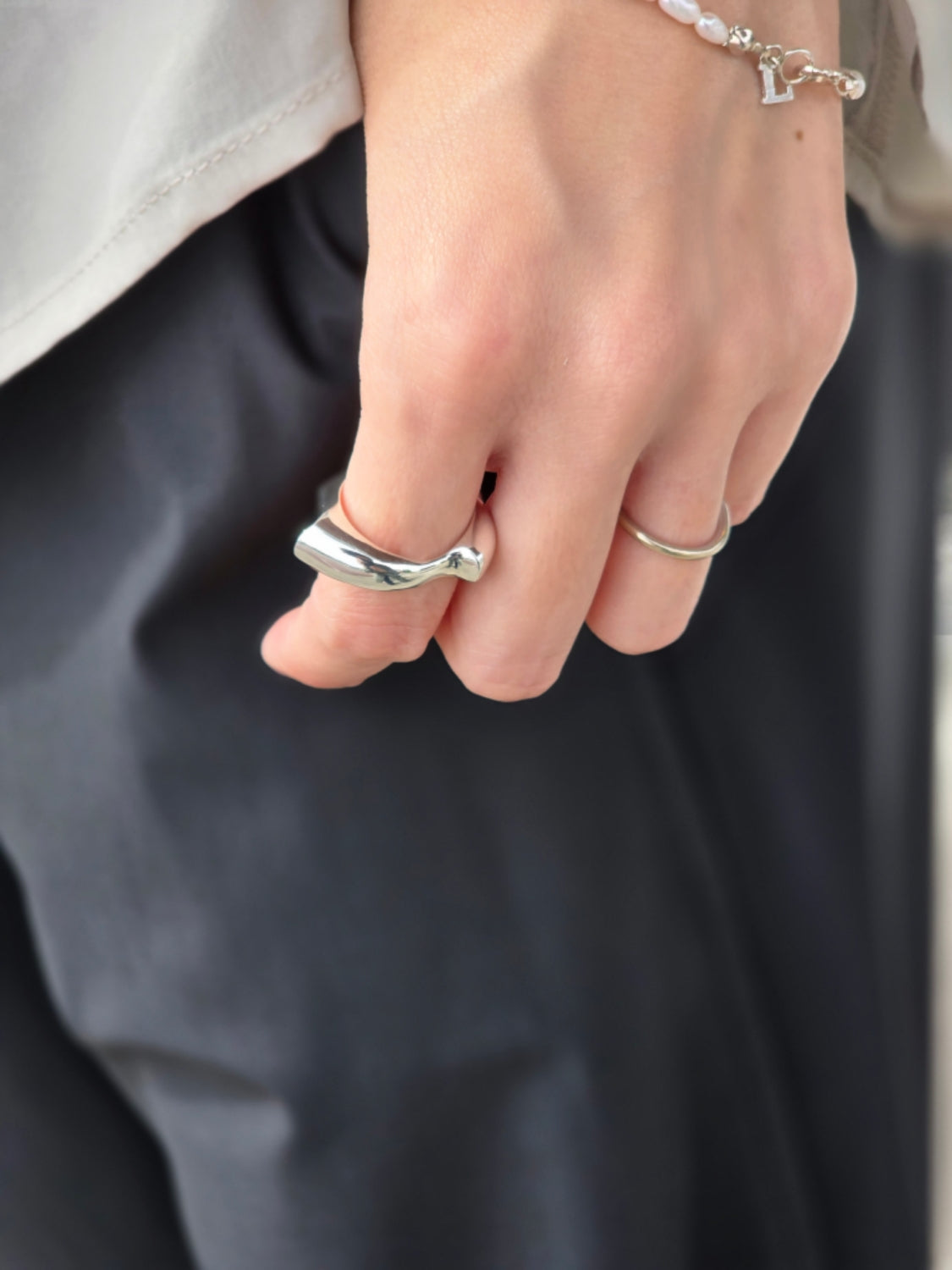 Lemme. L9204 Cloud Ring (SILVER)