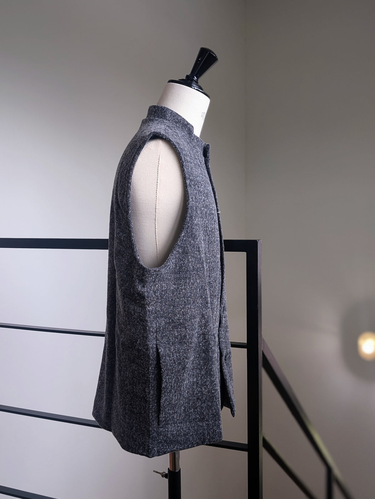 SEEALL SAU61 GL981(MM-001) STAND COLLAR GILET