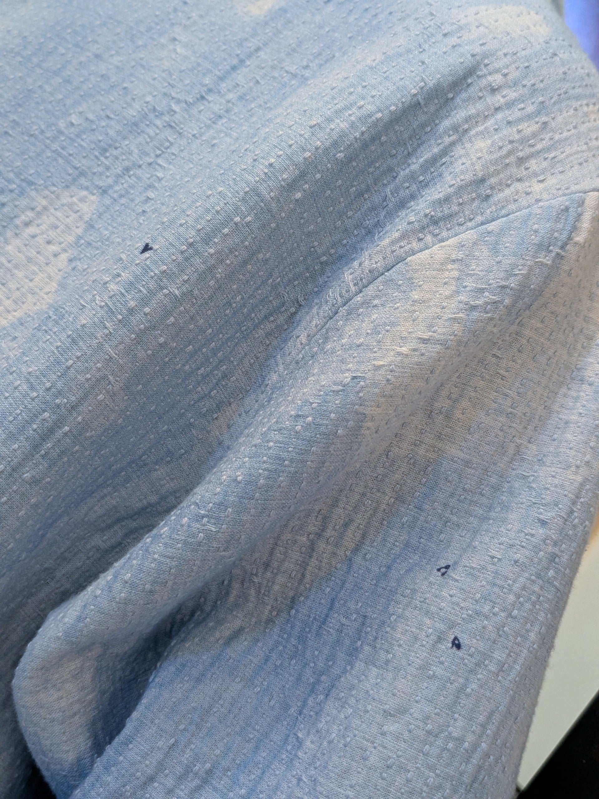 Porter Classic PAINTED SASHIKO WATERCOLOR LONG T-SHIRT