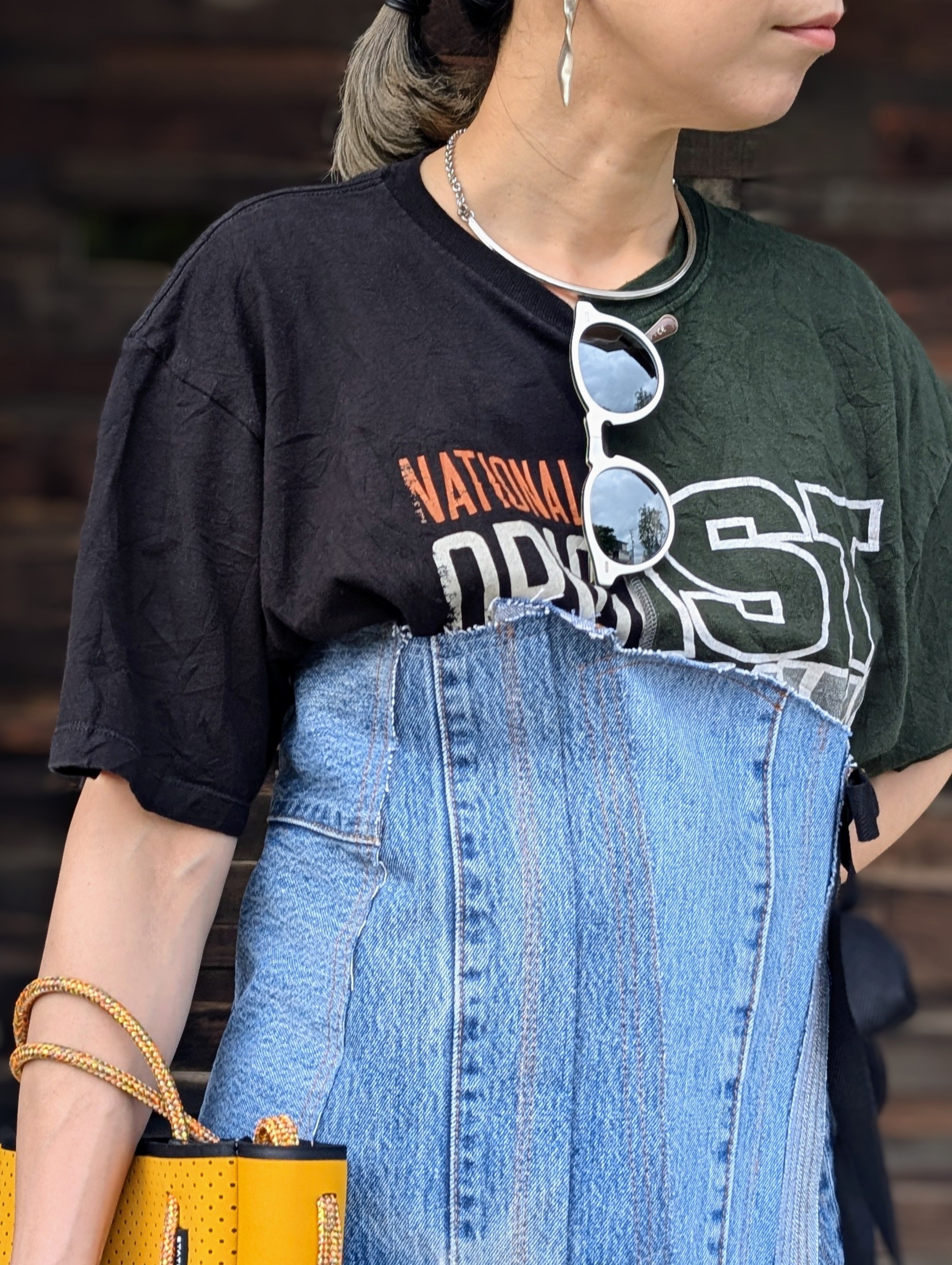 QUIITO DENIM BUSTIER