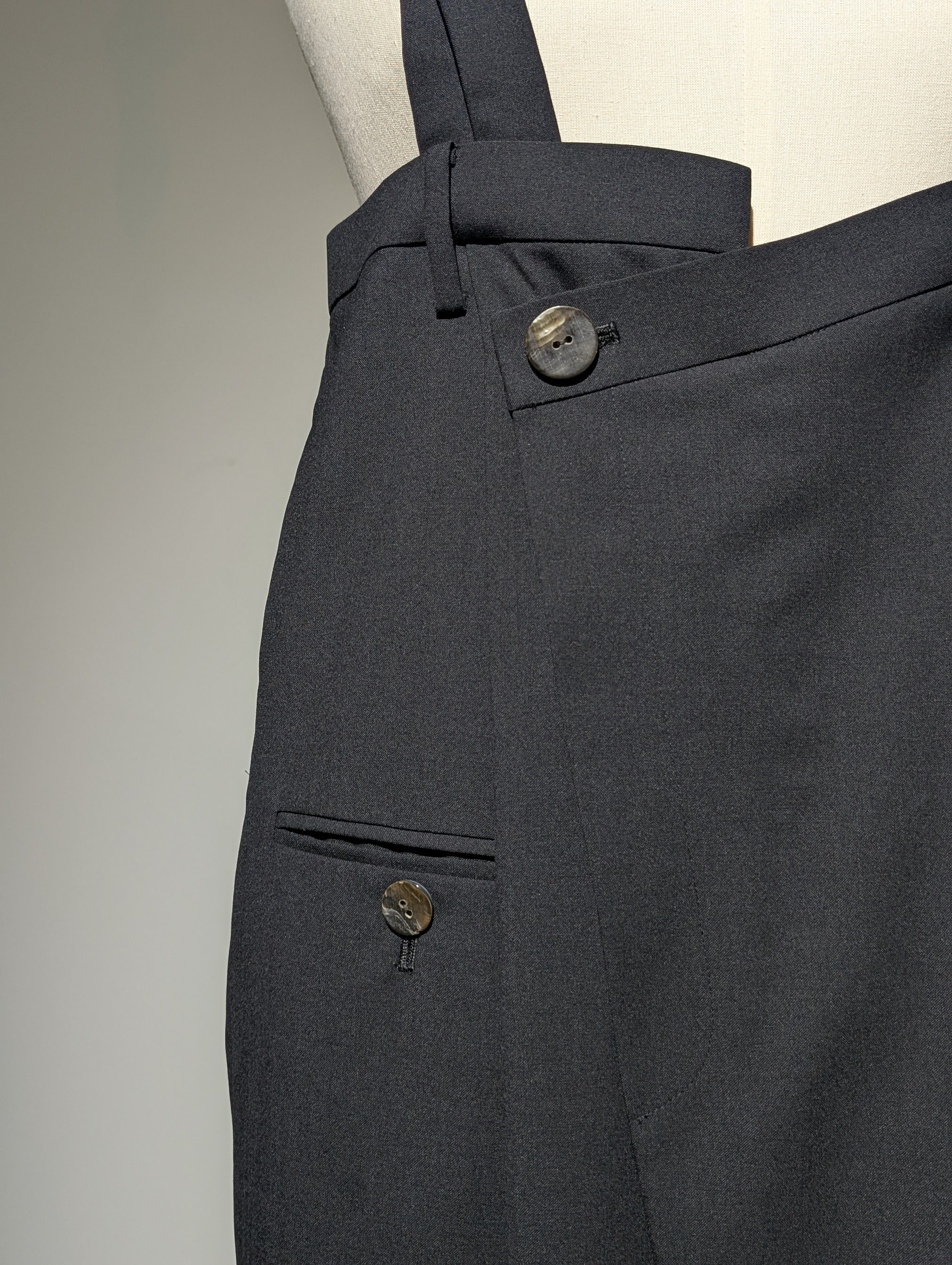 ENFOLD STRAP-TROUSERS