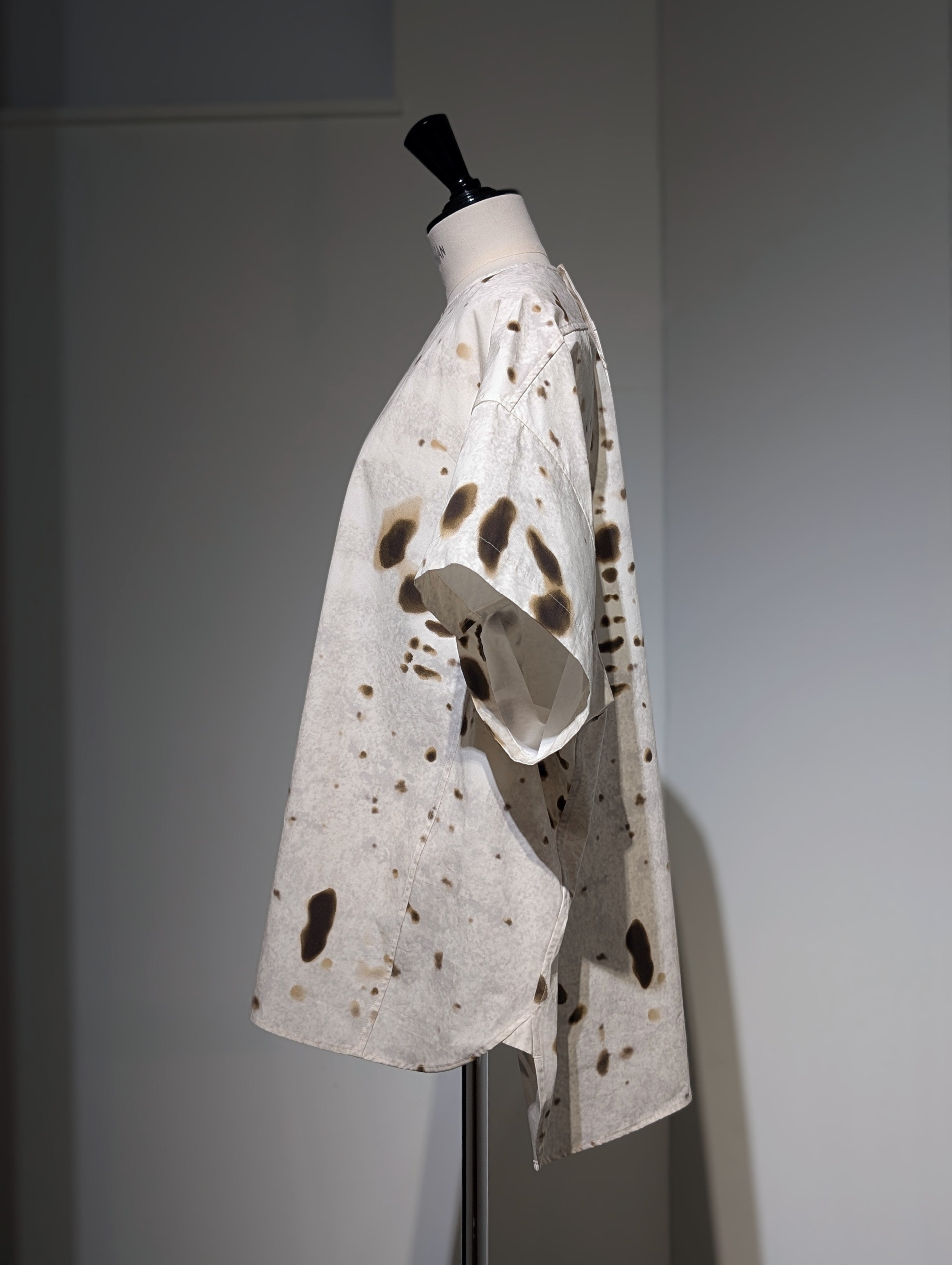 AEHRR 【Draping Pullover Print Shirt】