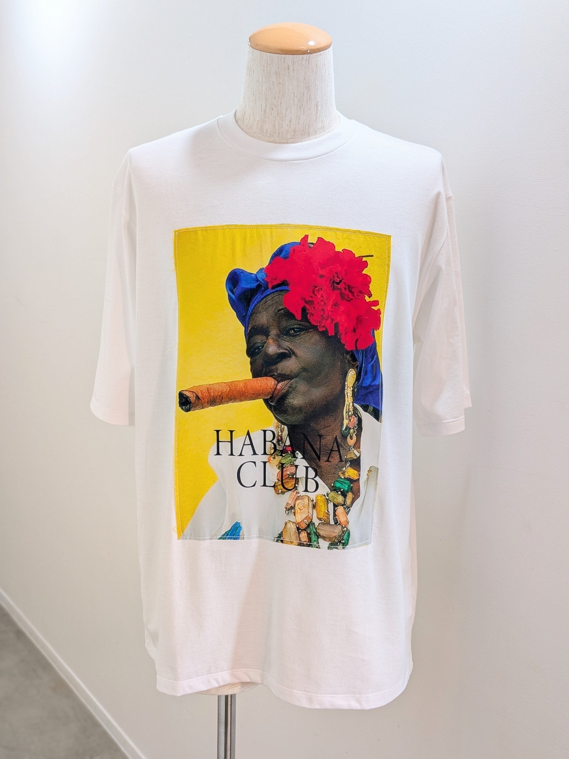 mando HABANA CLUB シルクプリントTEE