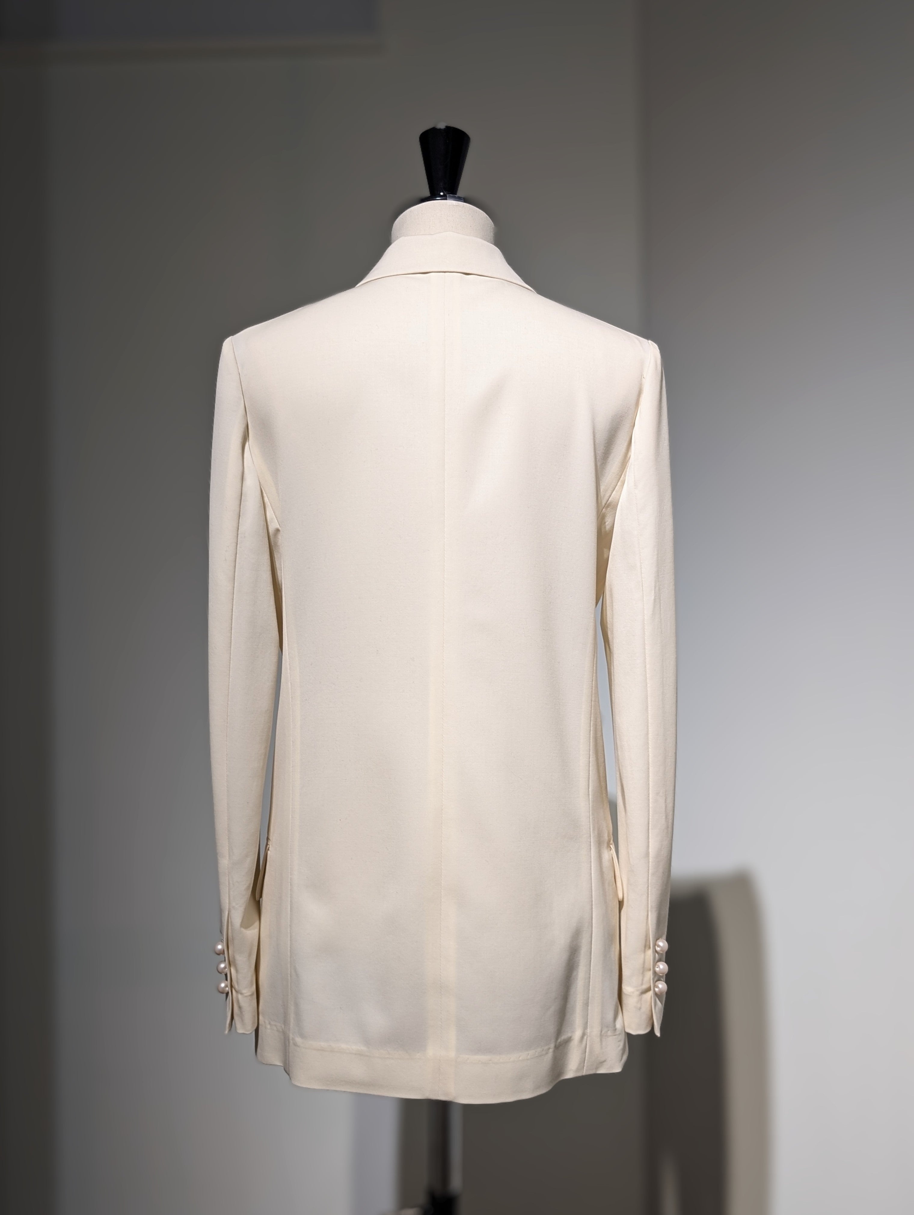 MADISONBLUE UNLINED BLEECKER W6B BLAZER PEARL