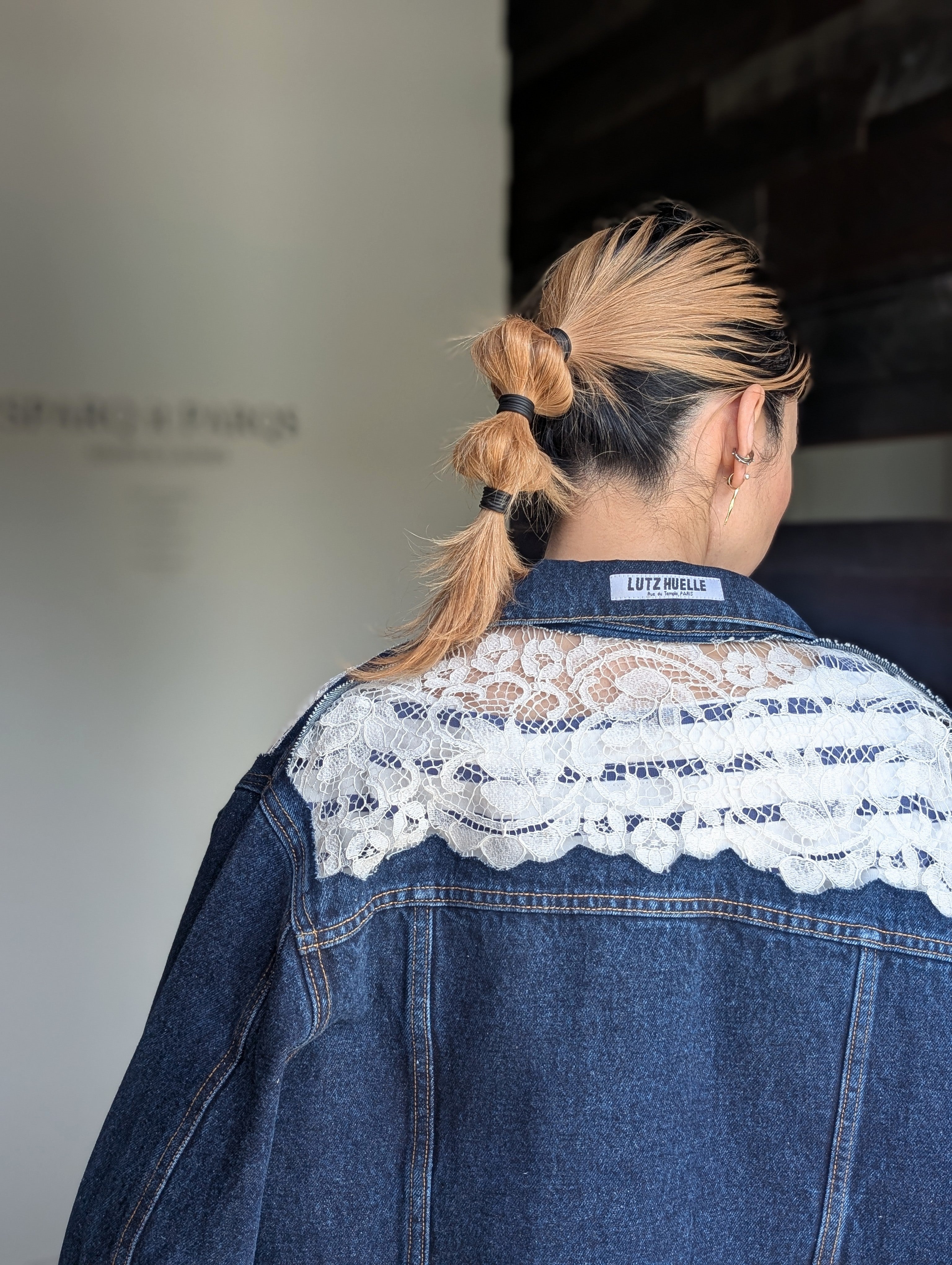 LUTZ HUELLE JUNE RACE DENIM JACKET