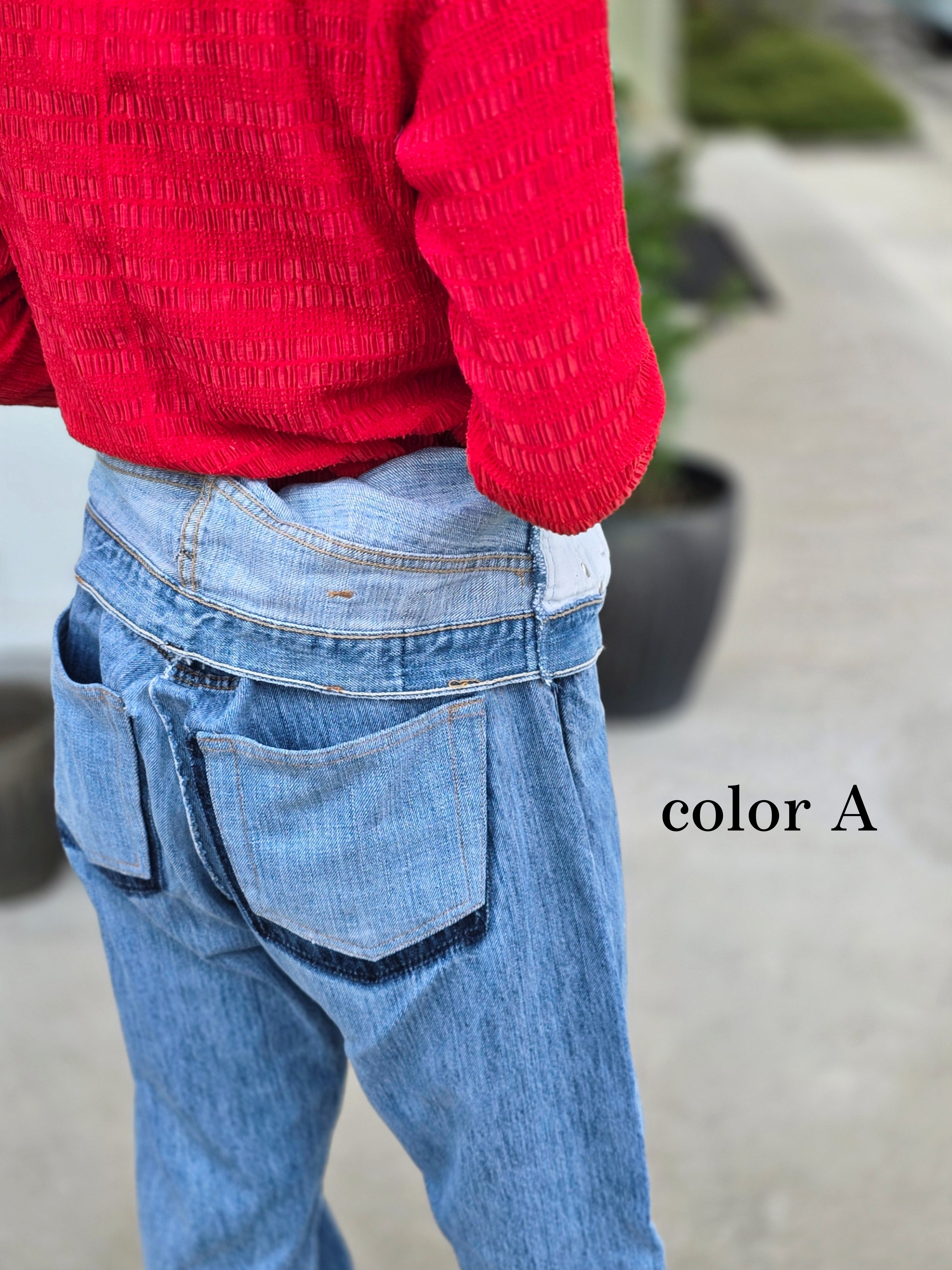 QUIITO W WAIST DENIM PT(1サイズ)
