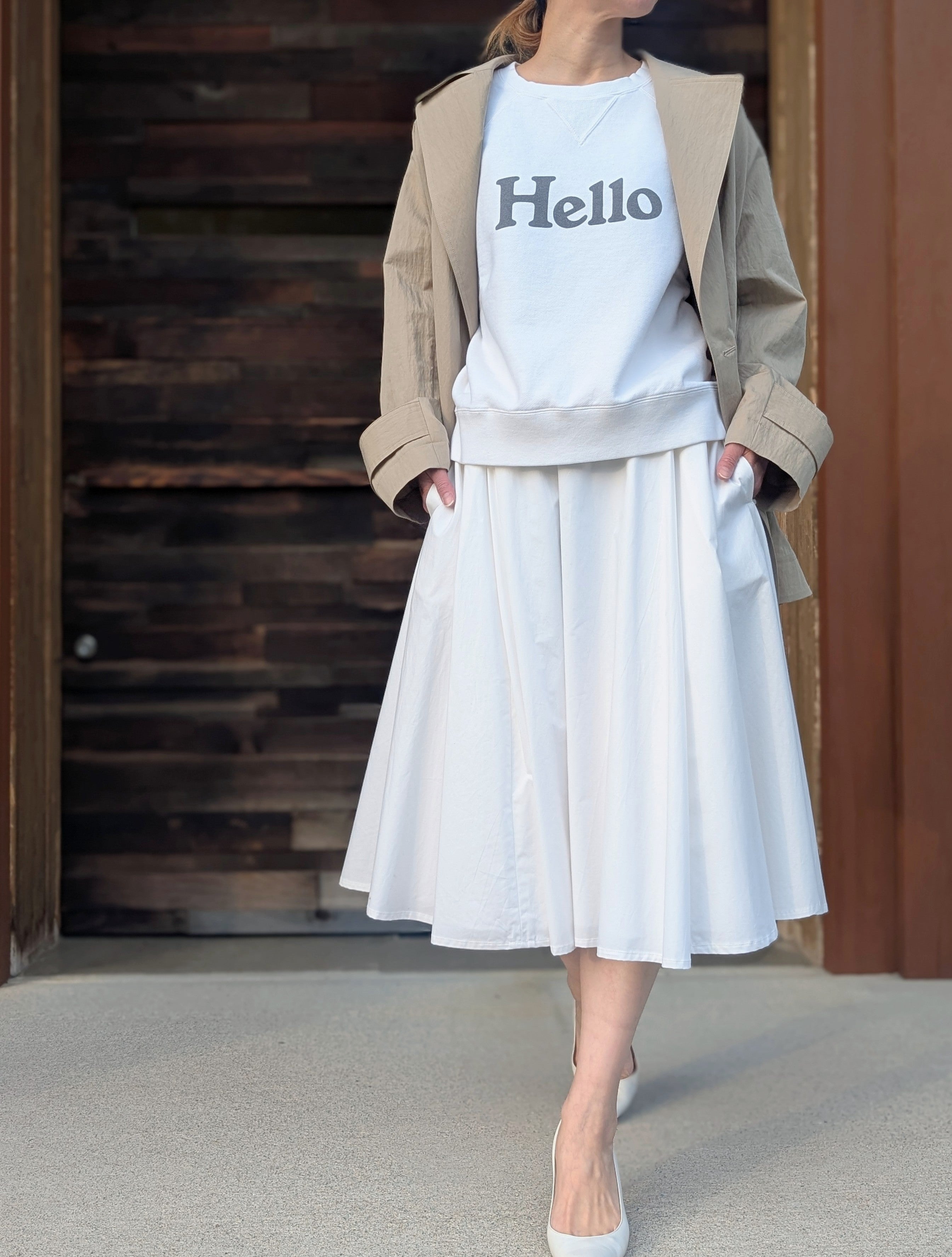 MADISONBLUE HELLO SWEAT L/S URAKE DYED