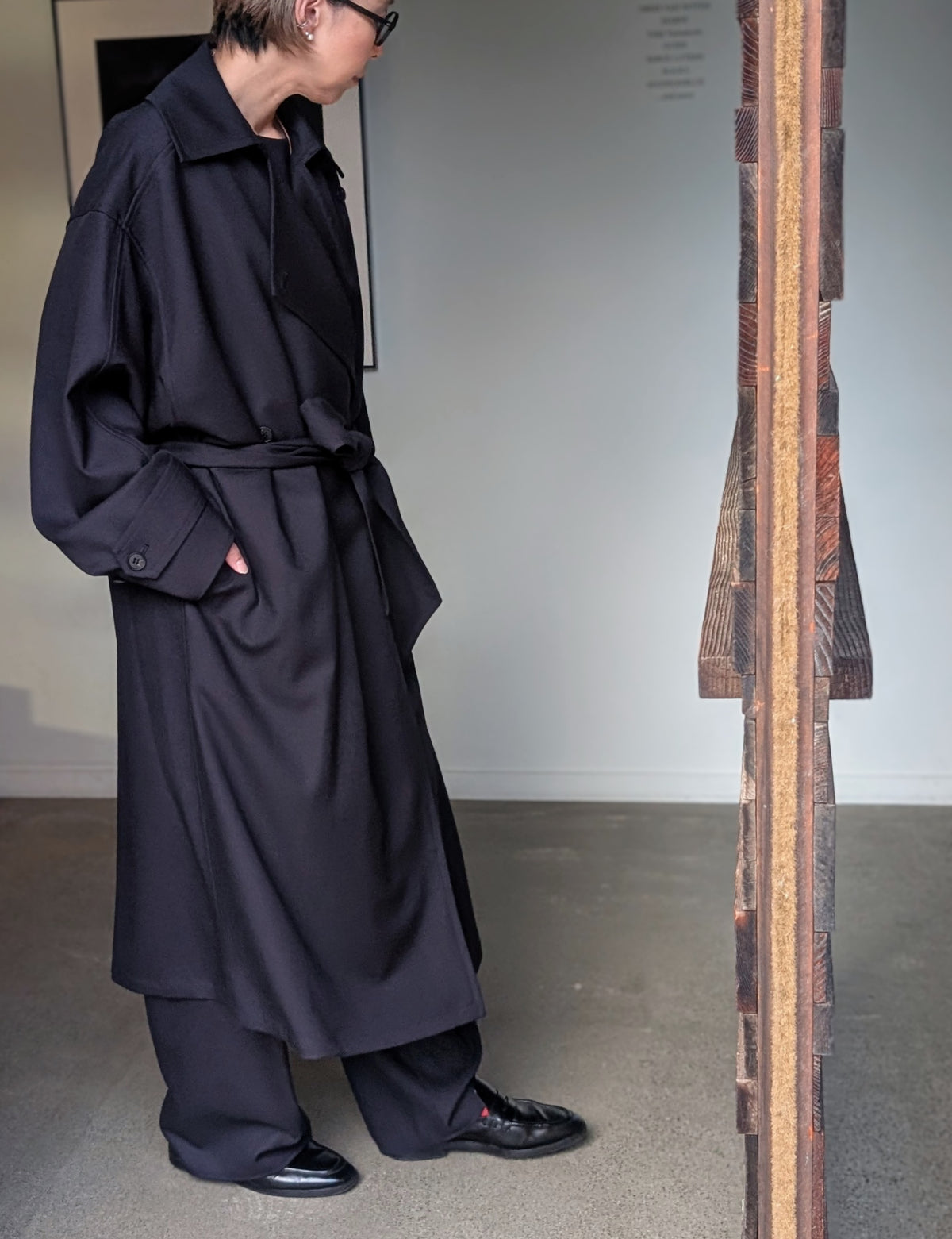 AEHRR 【091 Draping Oversize Wrap Coat】