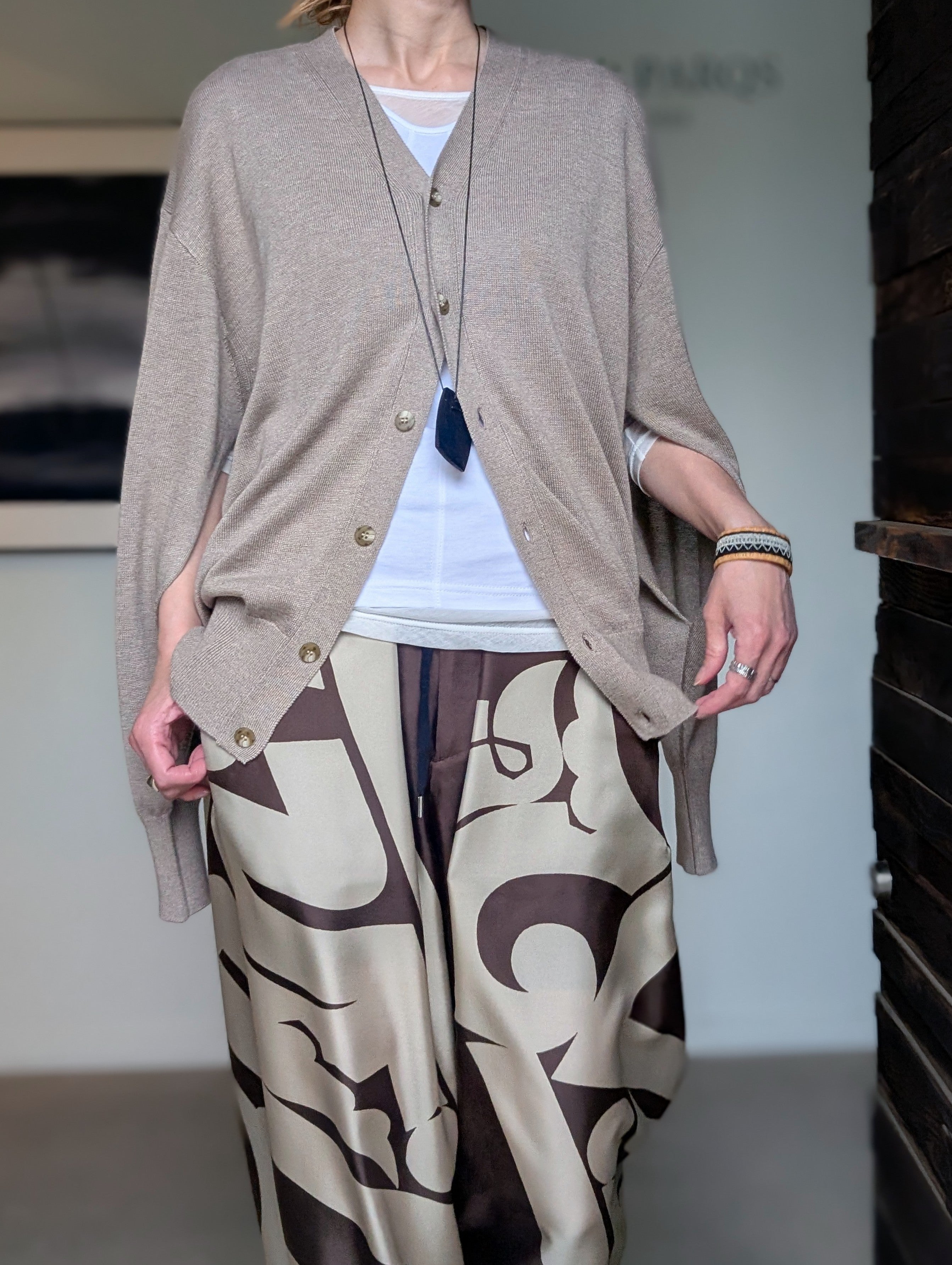 SEEALL SAW63 KJ601 2WAY CARDIGAN