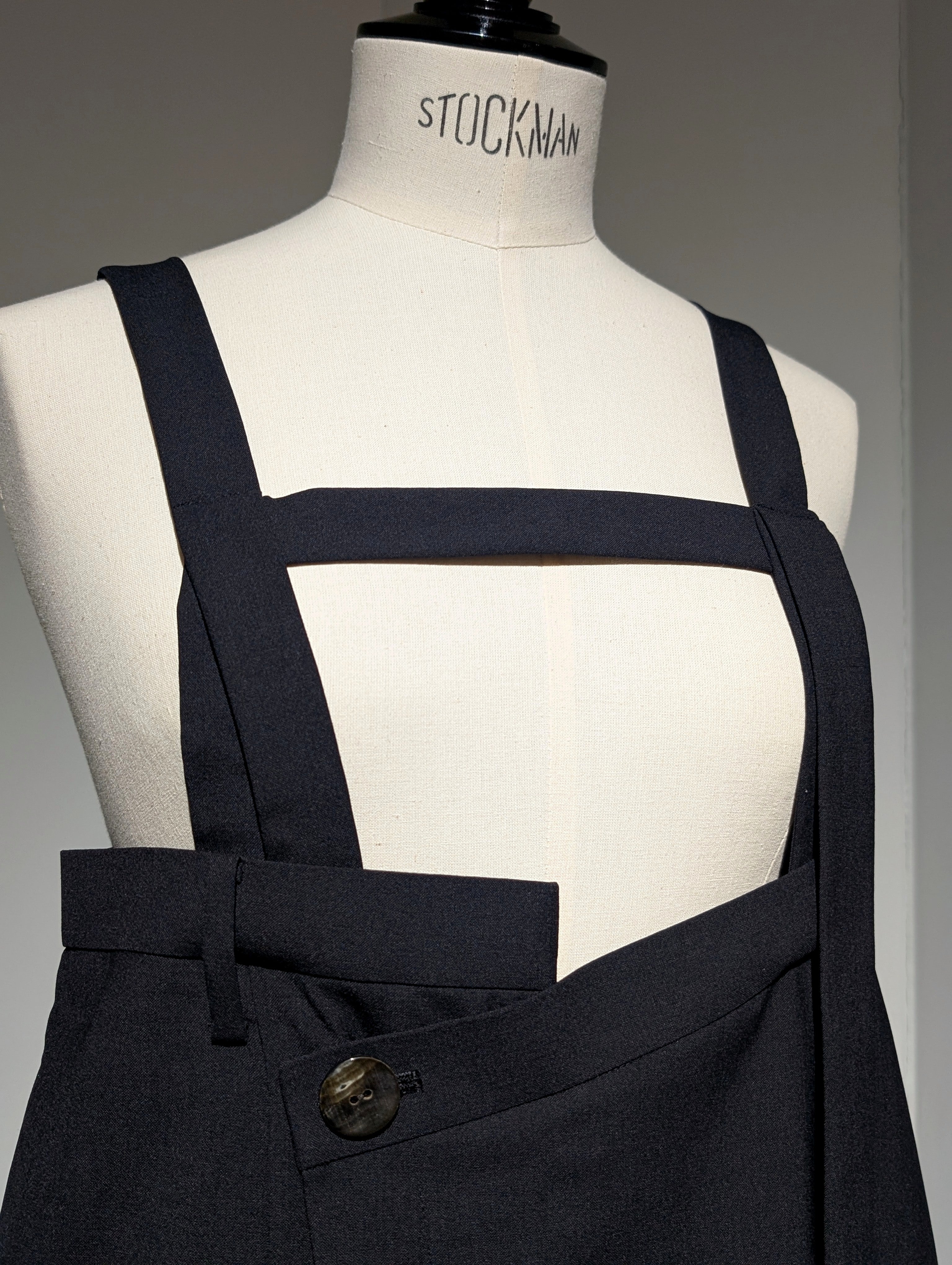 ENFOLD STRAP-TROUSERS