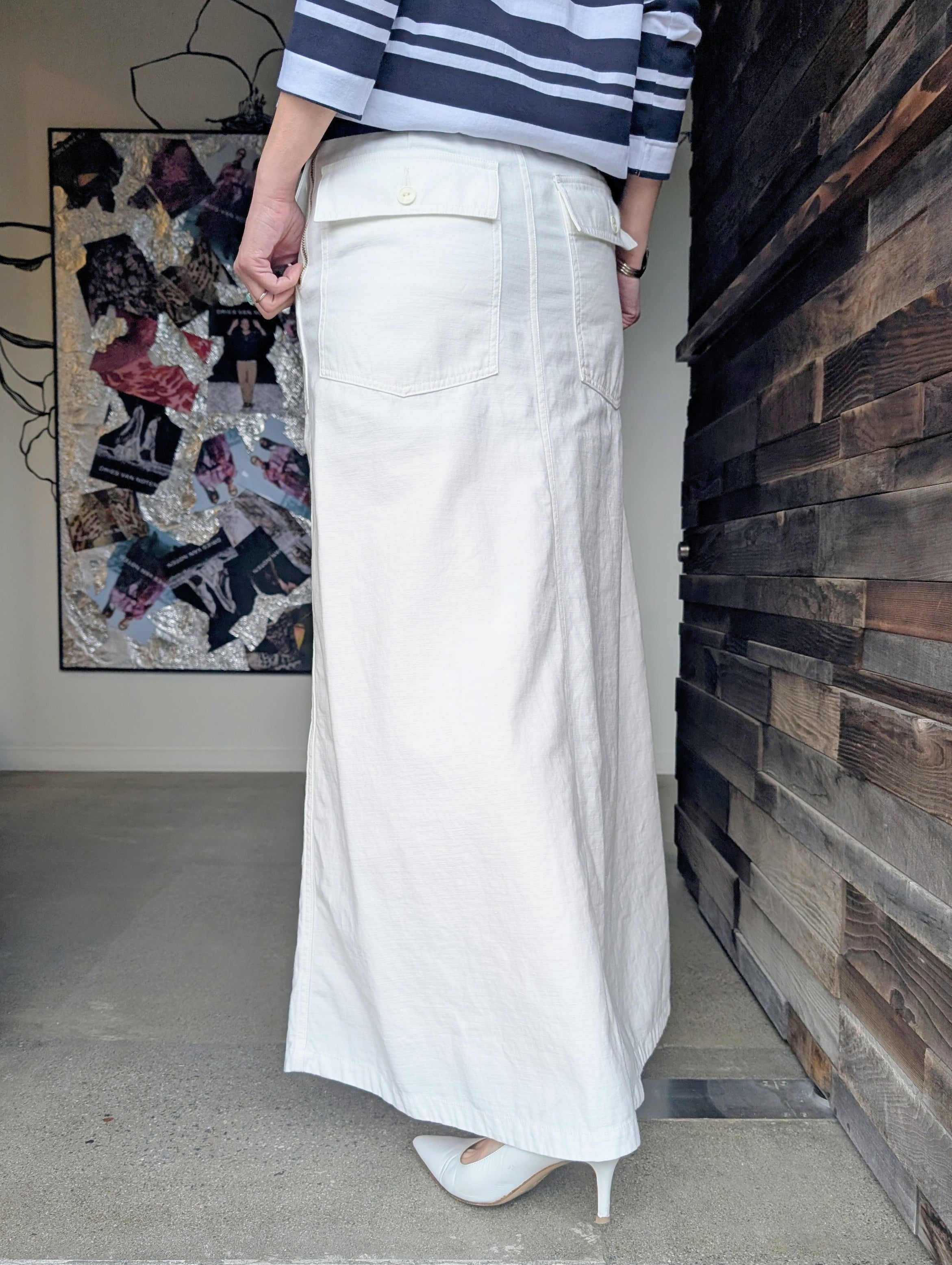 MADISONBLUE FATIGUE PANEL FLARE LONG SK L.oz BS