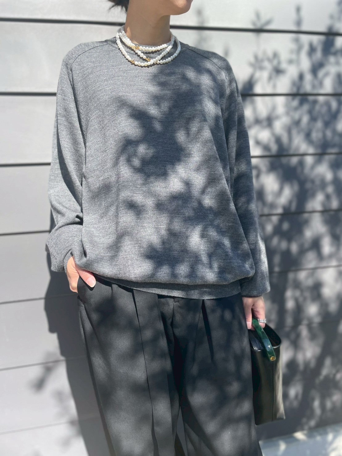 UMEDA 12GG CREW NECK PULLOVER (UM302-UPO12)