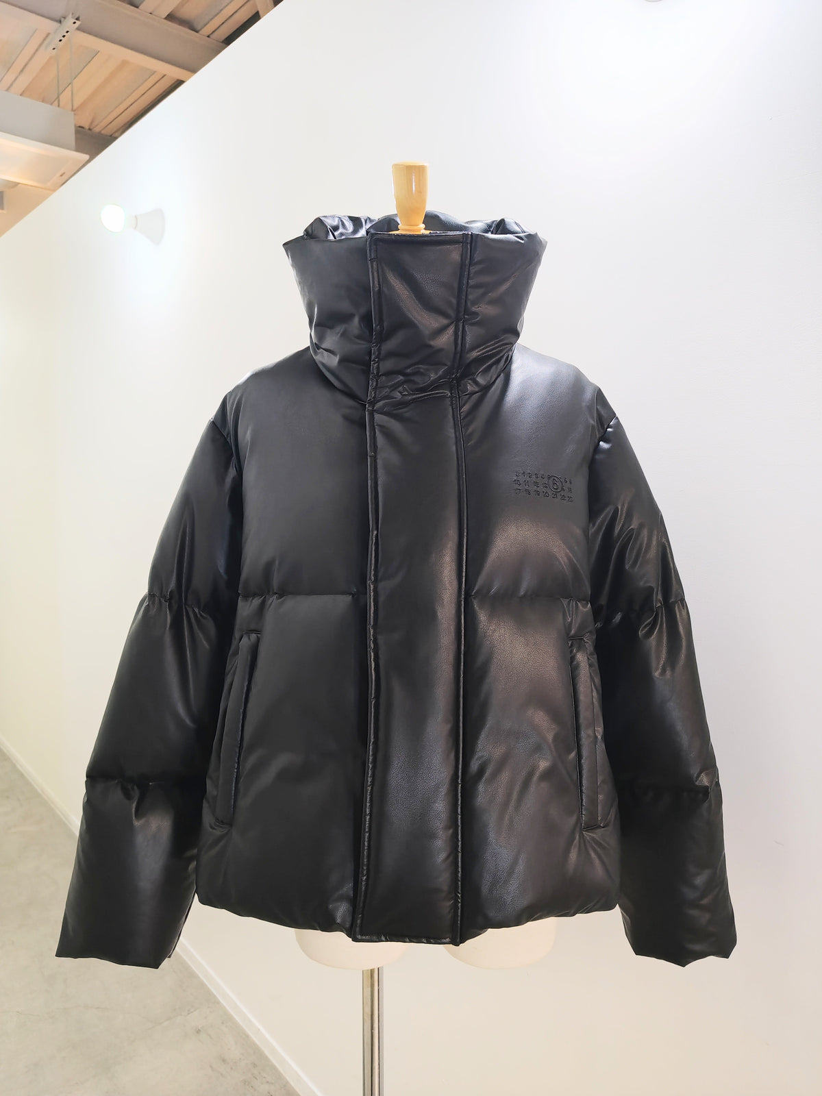 MM⑥ S52AM0368 パデッドフェイクレザージャケット