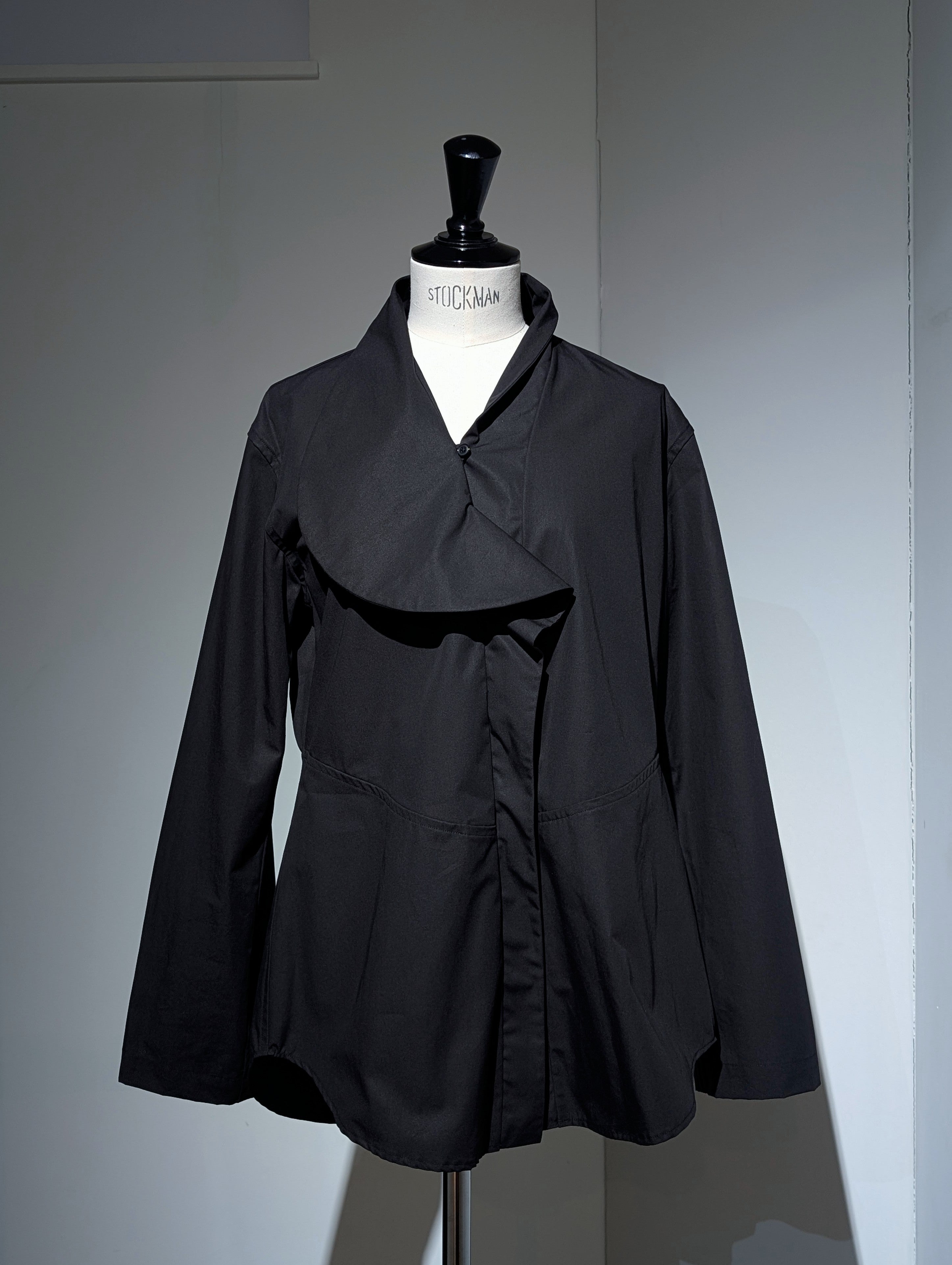 AEHRR 【Draping Flower Shawl Collar shirt】