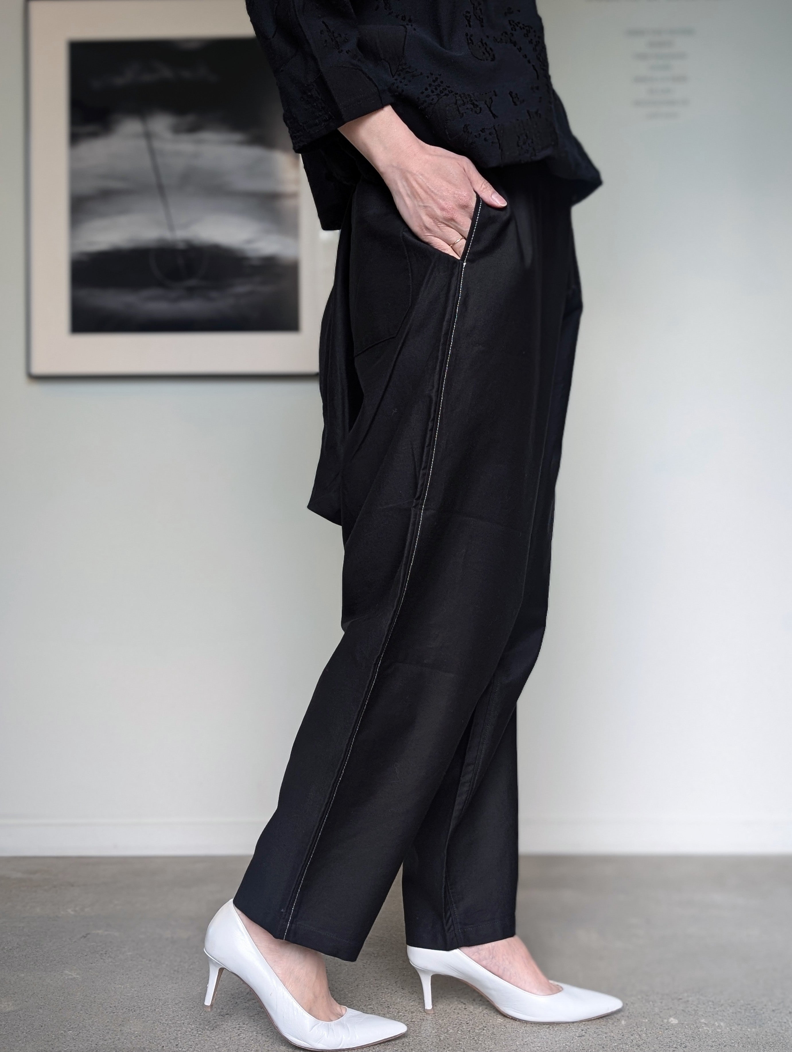Y's COTTON TWILL Y'S STITCH STRING SAROUEL