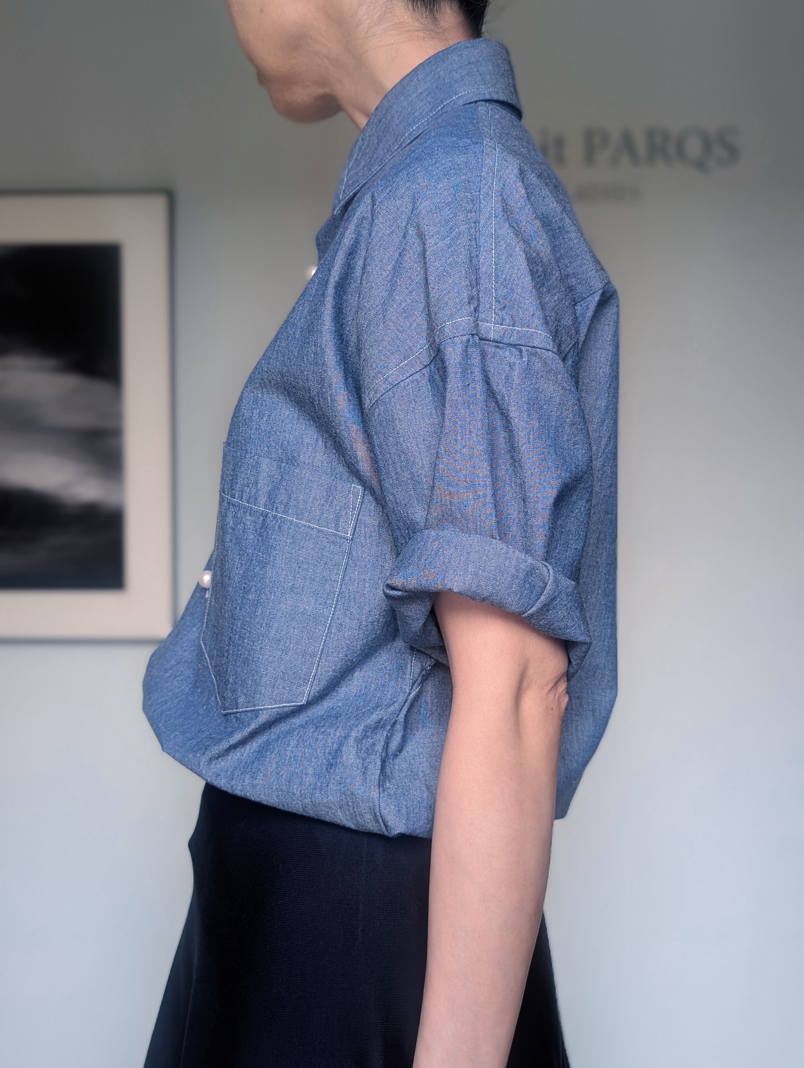 MADISONBLUE×PARQS キーホルダーSETは6/7まで!! 【J.BRADLEY SHIRT CHAMBRAY】