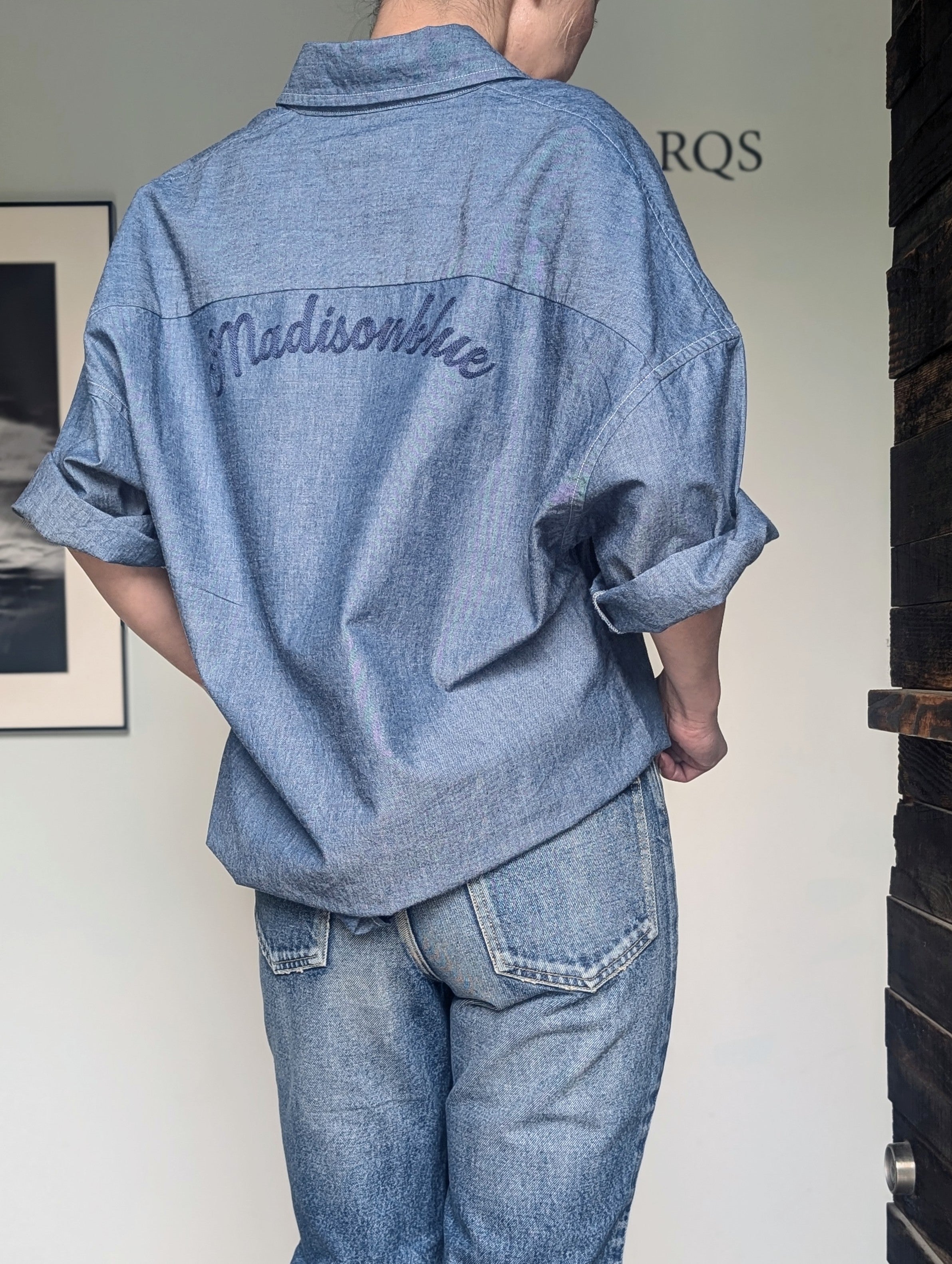 MADISONBLUE×PARQS キーホルダーSETは6/7まで!! 【J.BRADLEY SHIRT CHAMBRAY】