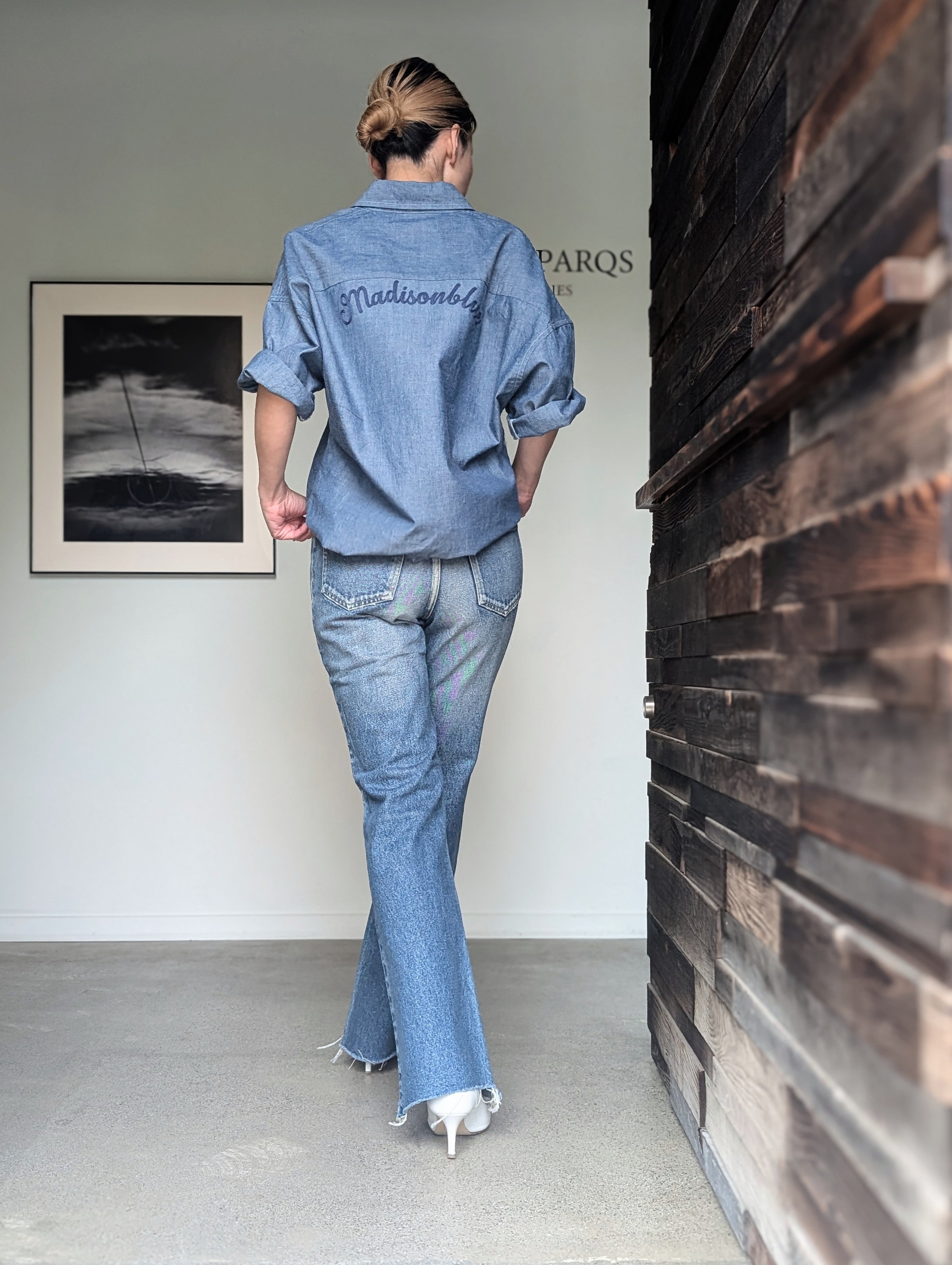 MADISONBLUE×PARQS キーホルダーSETは6/7まで!! 【J.BRADLEY SHIRT CHAMBRAY】