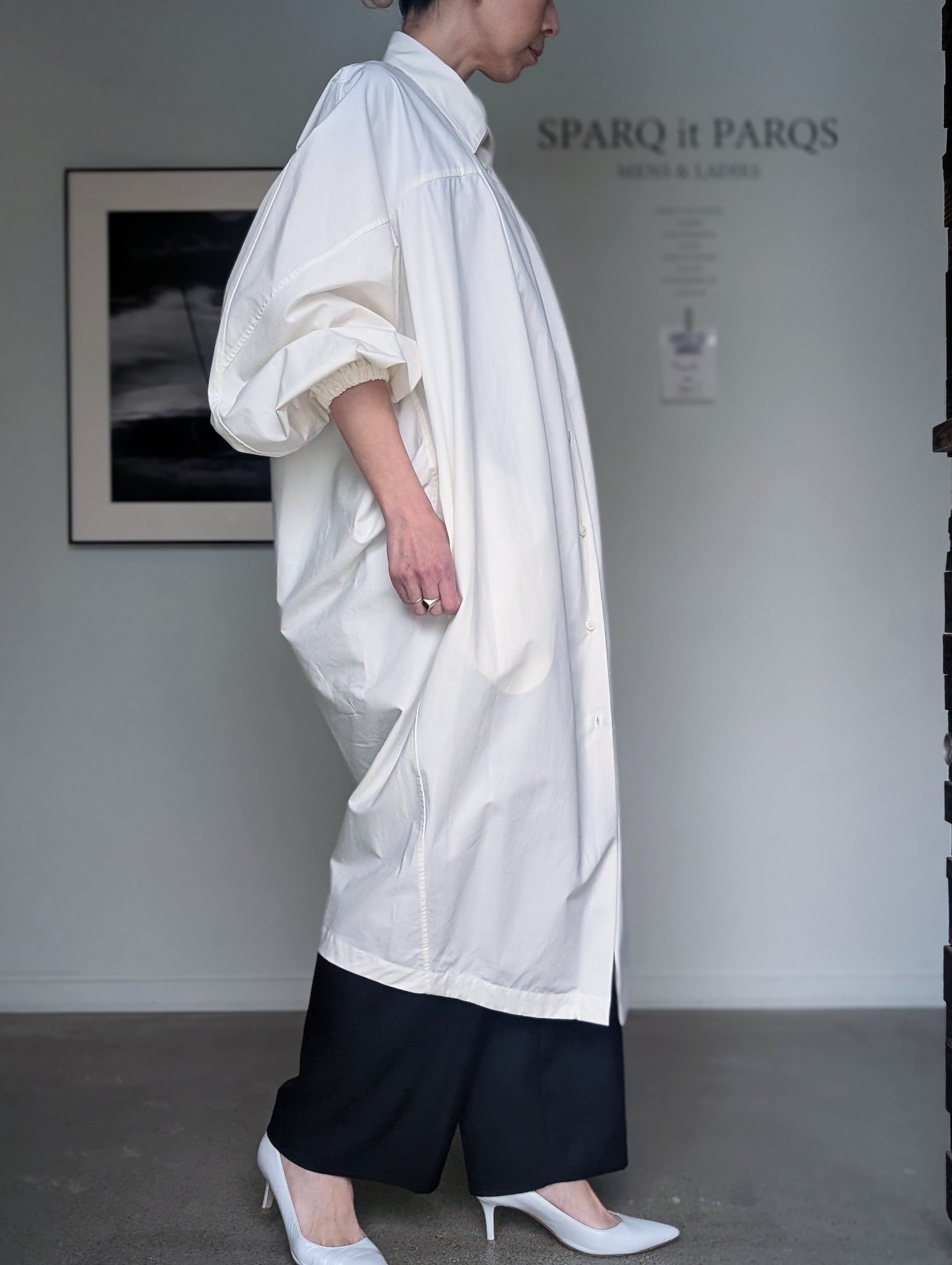 AEHRR 【Draping Darts Sleeve Shirt OP】