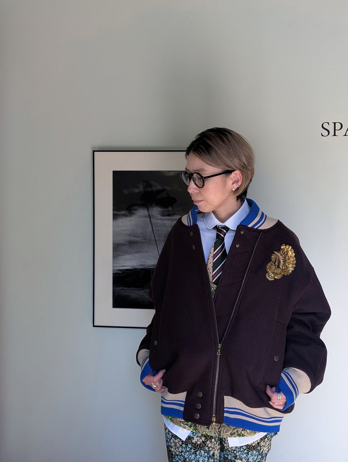 DRIES VAN NOTEN【262-010516】VALDI EMB BIS 4216 W.W.JACKET