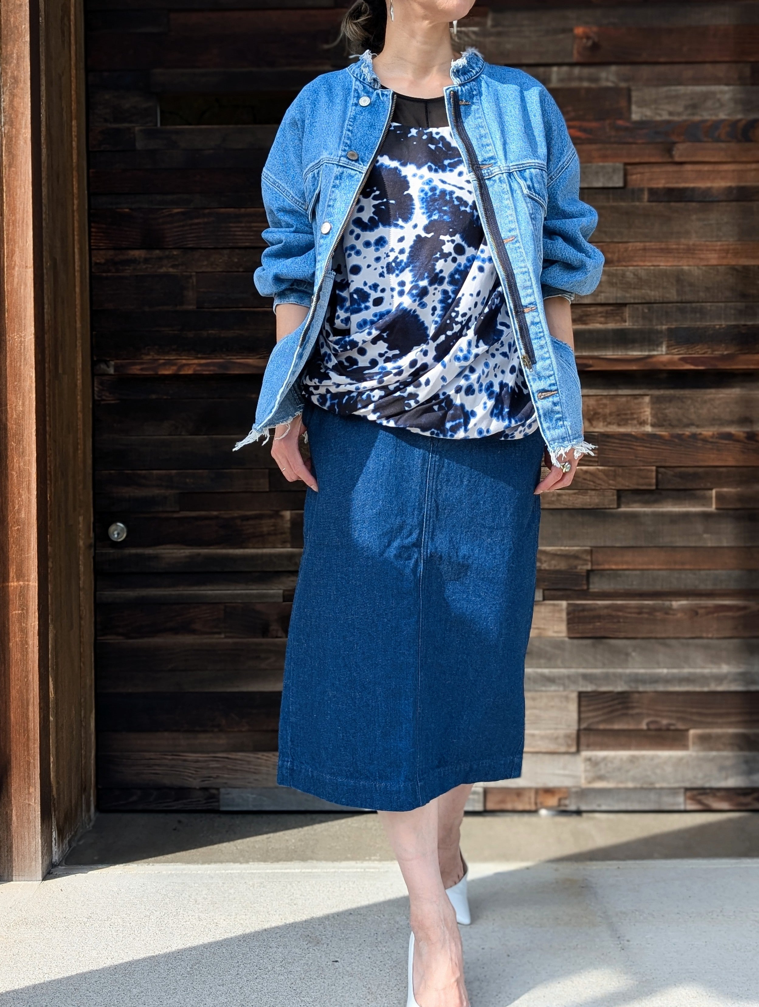 QUIITO ZIP BIG DENIM JK