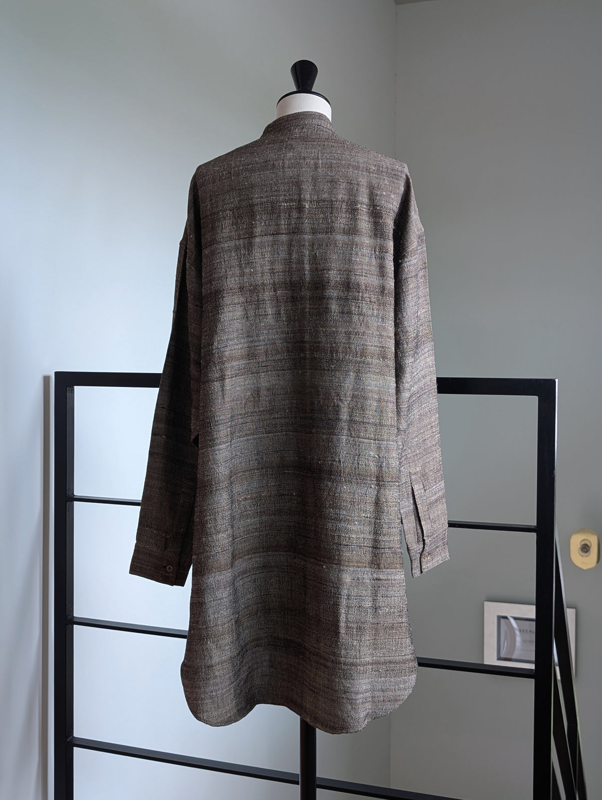 SEEALL SAW61 SH302 (I-004)BOTTONED LONG CHAMBRAY SHIRTS