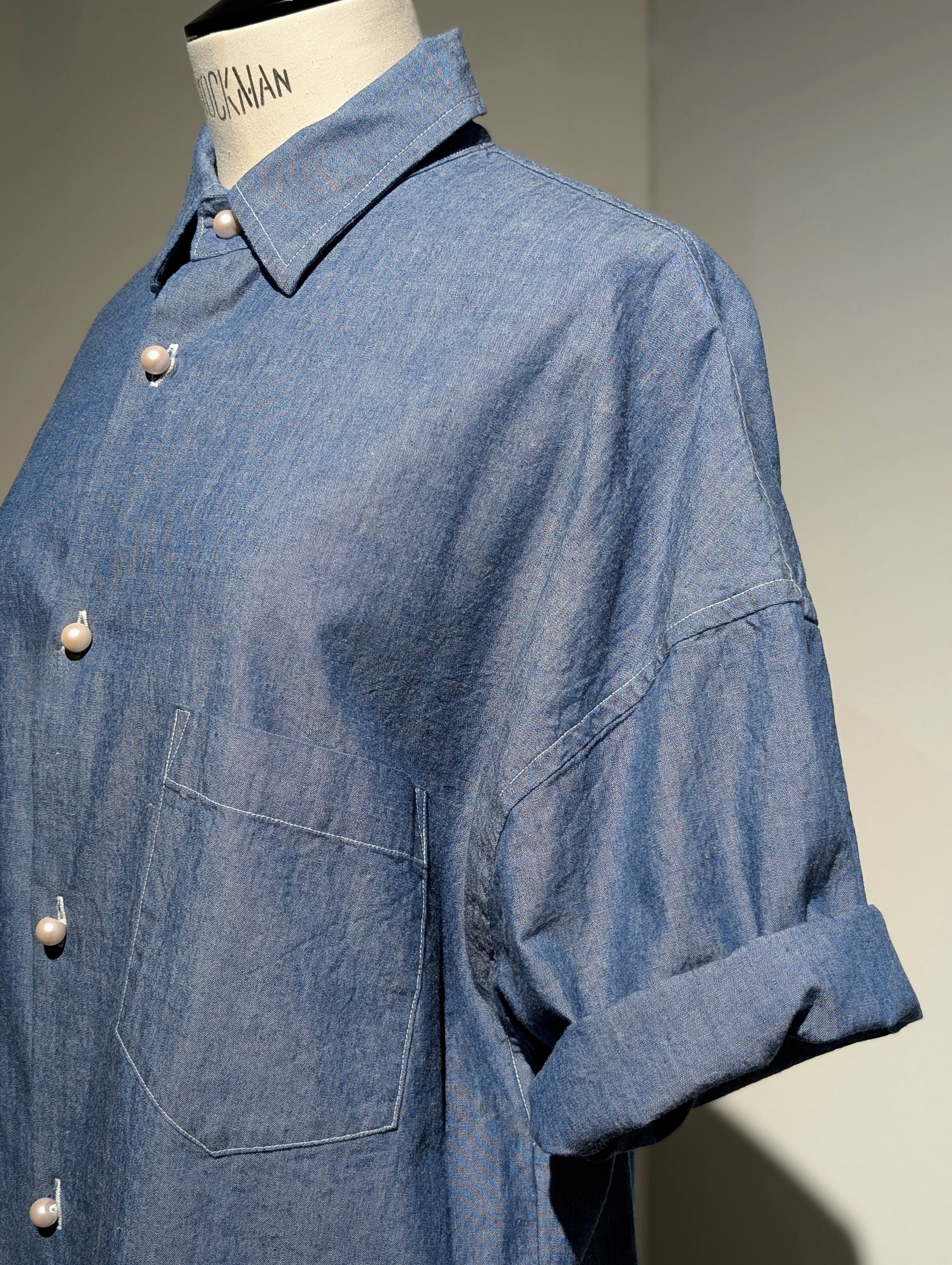 MADISONBLUE×PARQS キーホルダーSETは6/7まで!! 【J.BRADLEY SHIRT CHAMBRAY】