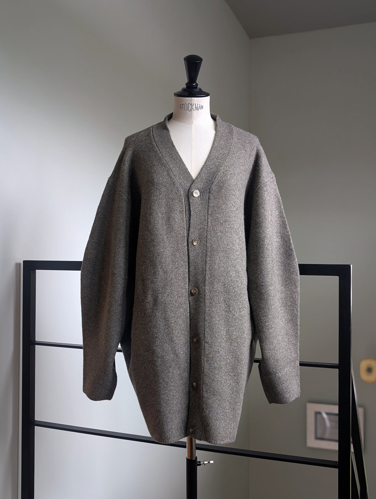 SEEALL SAW61 KJ601M (YAK WOOL)GULLIVER LONG CARDIGAN