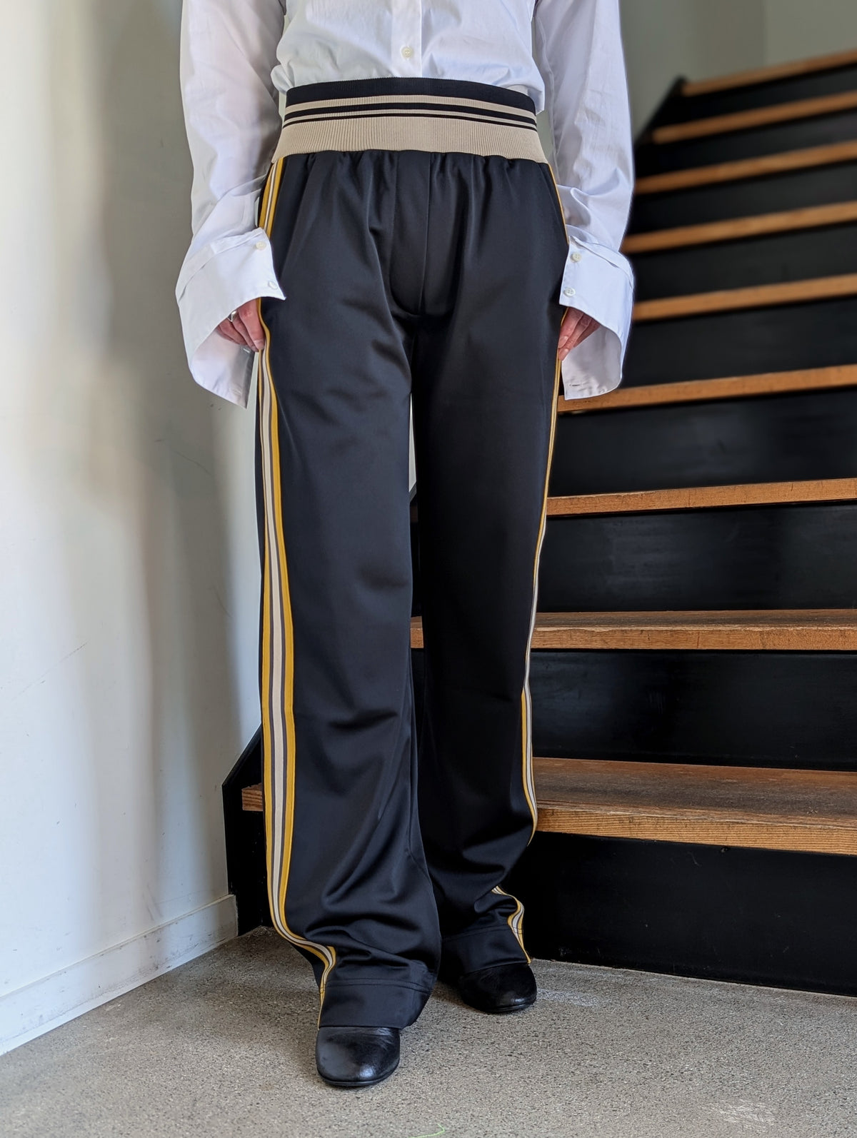 DRIES VAN NOTEN【262-011146】HUCHISA TAPE 4625 W.W.PANTS