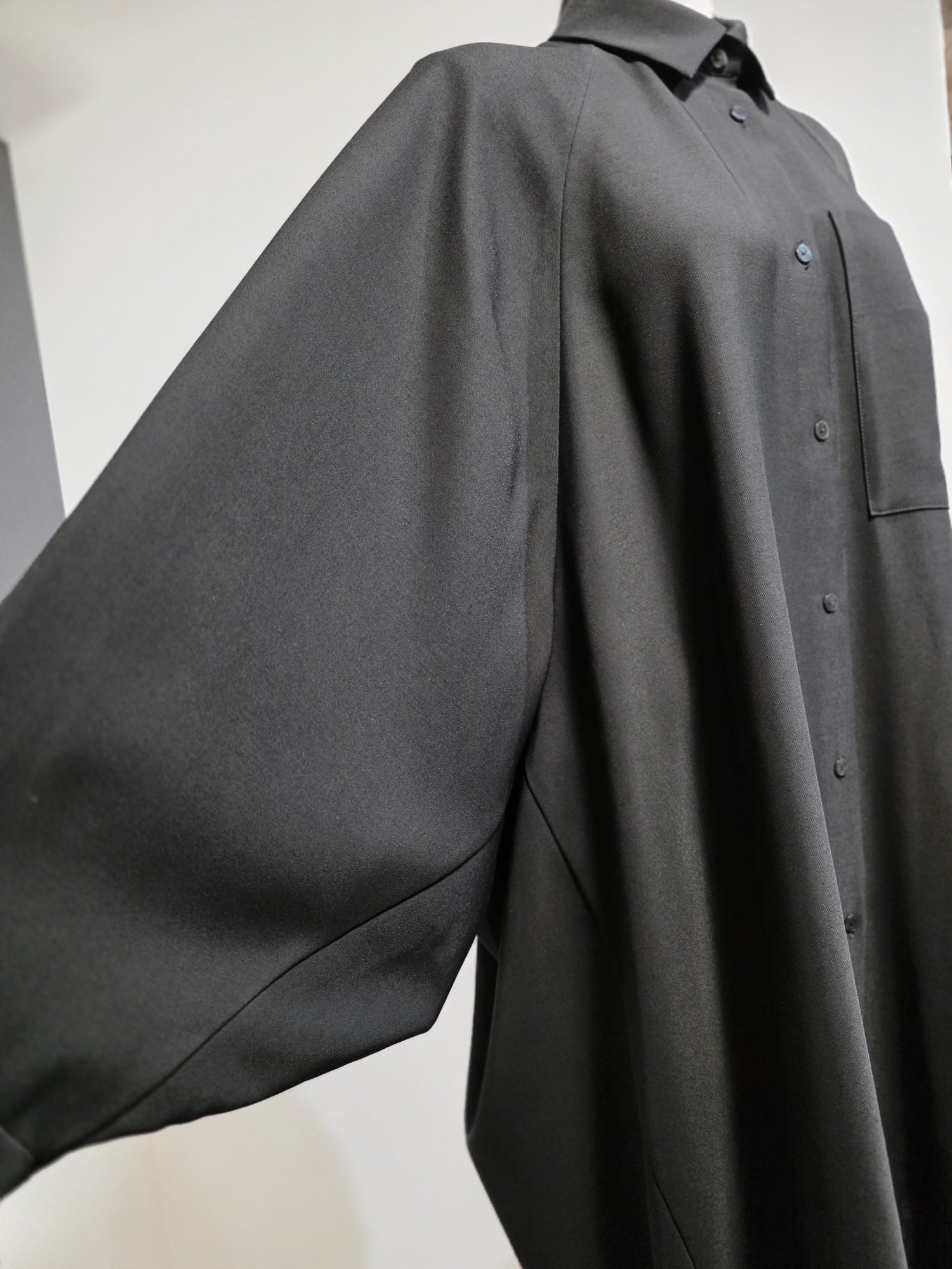 ENFOLD CIRCLE TUCK DRESS
