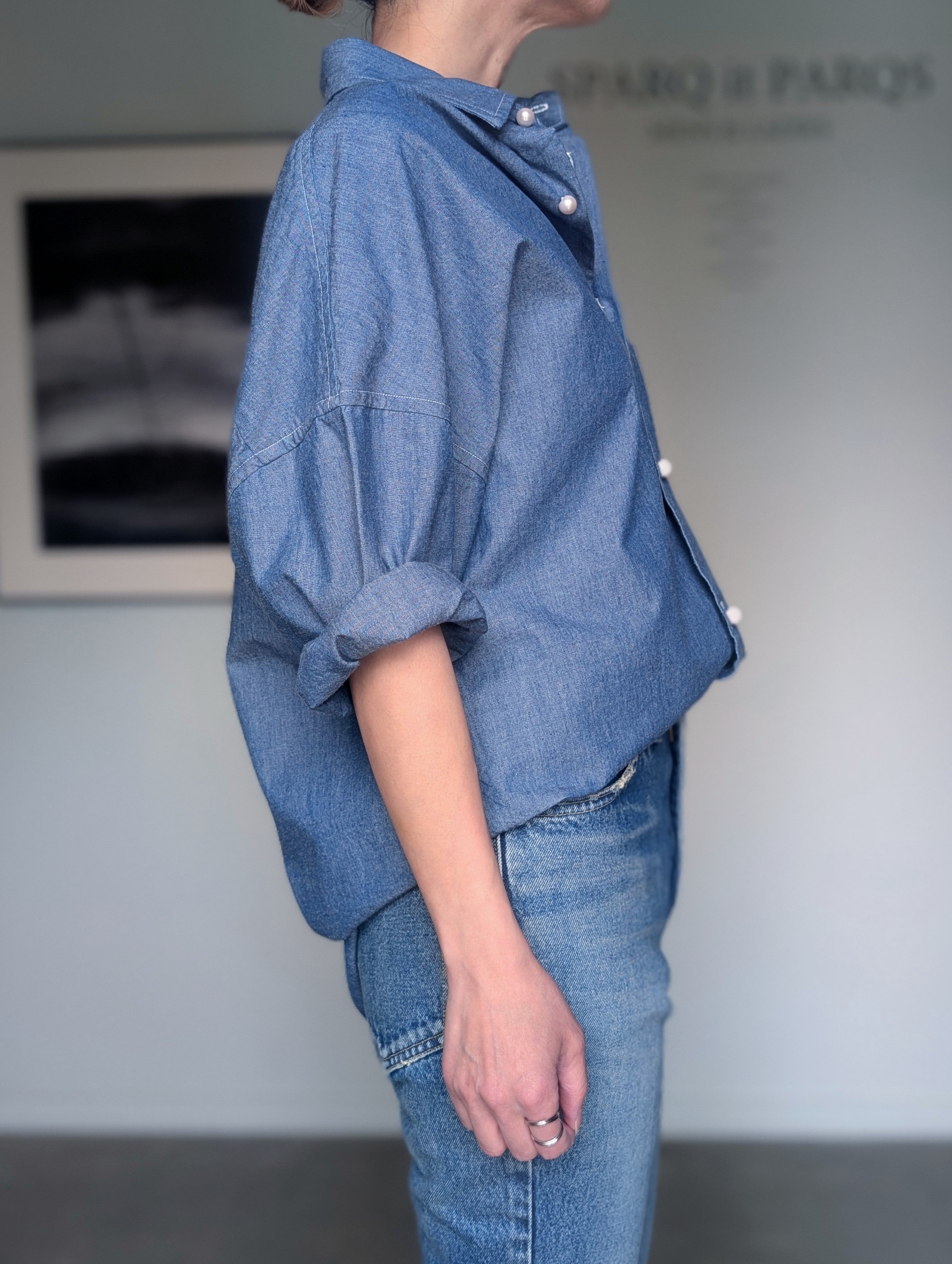 MADISONBLUE×PARQS キーホルダーSETは6/7まで!! 【J.BRADLEY SHIRT CHAMBRAY】