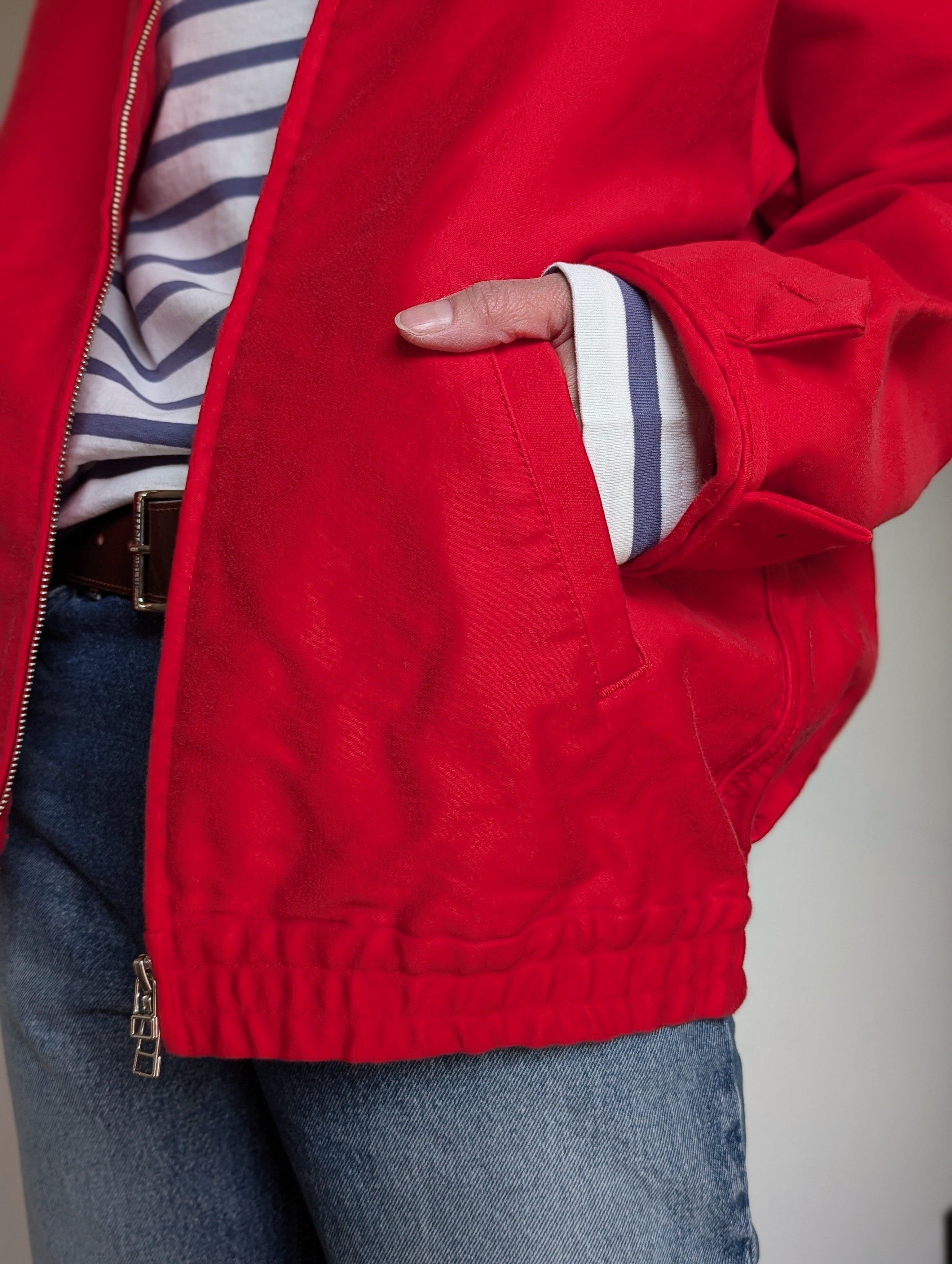 MADISONBLUE LOOSE FIT DRIZZLER JK MOLESKIN
