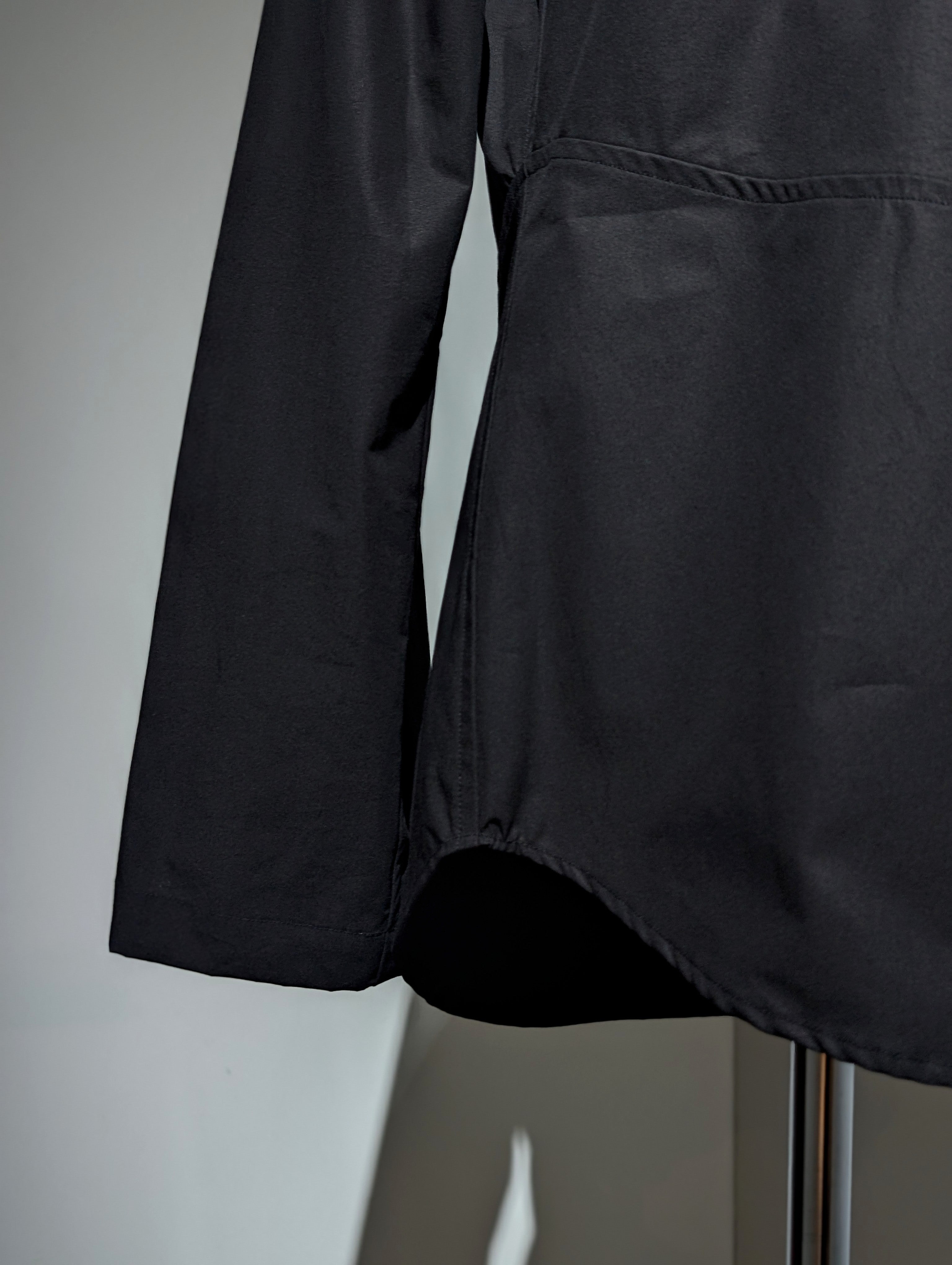 AEHRR 【Draping Flower Shawl Collar shirt】