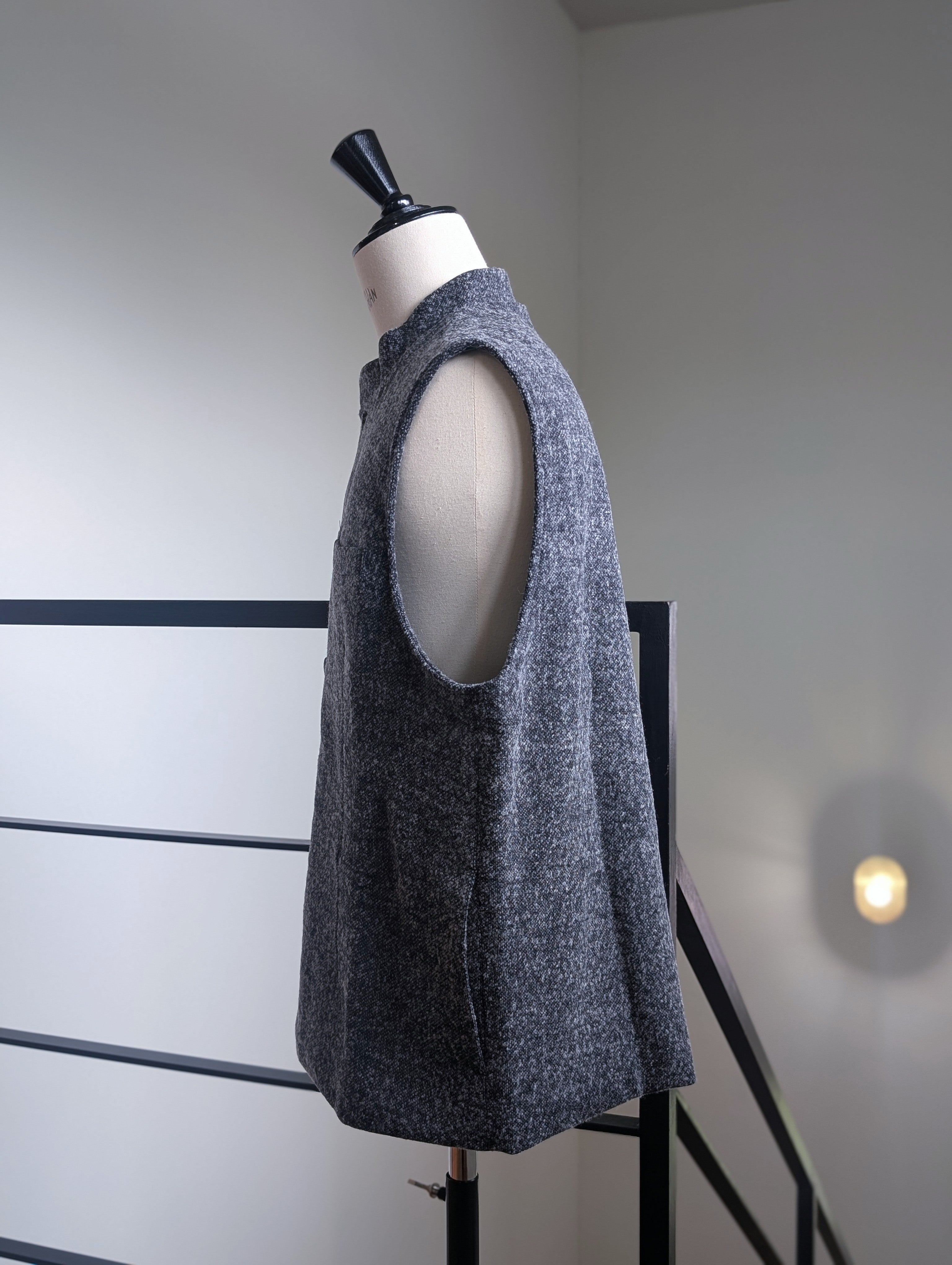 SEEALL SAU61 GL981(MM-001) STAND COLLAR GILET