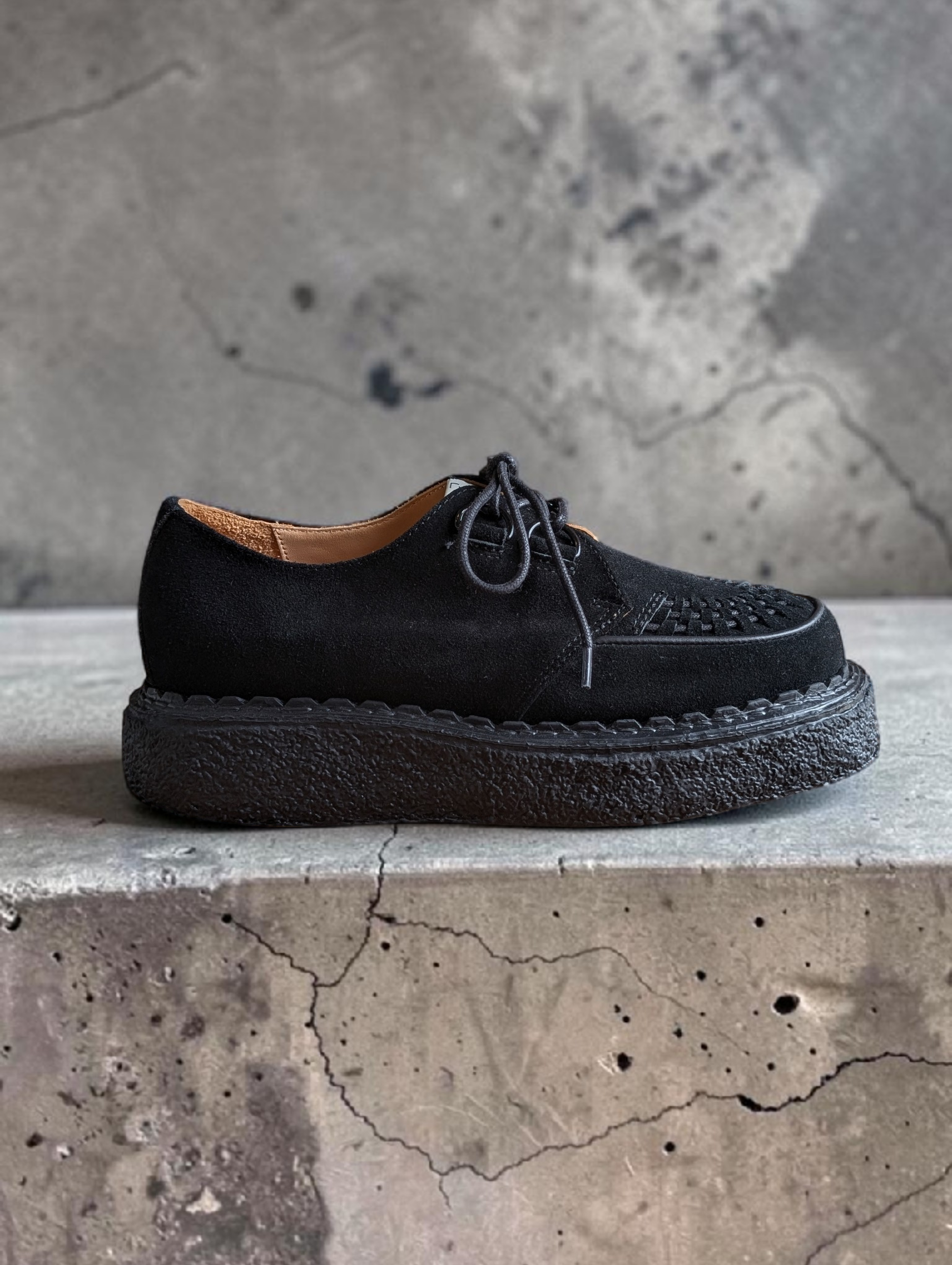 General Scale . Maison MIHARA YASUHIRO / "DAVID"Suede Inter Lace Shoes